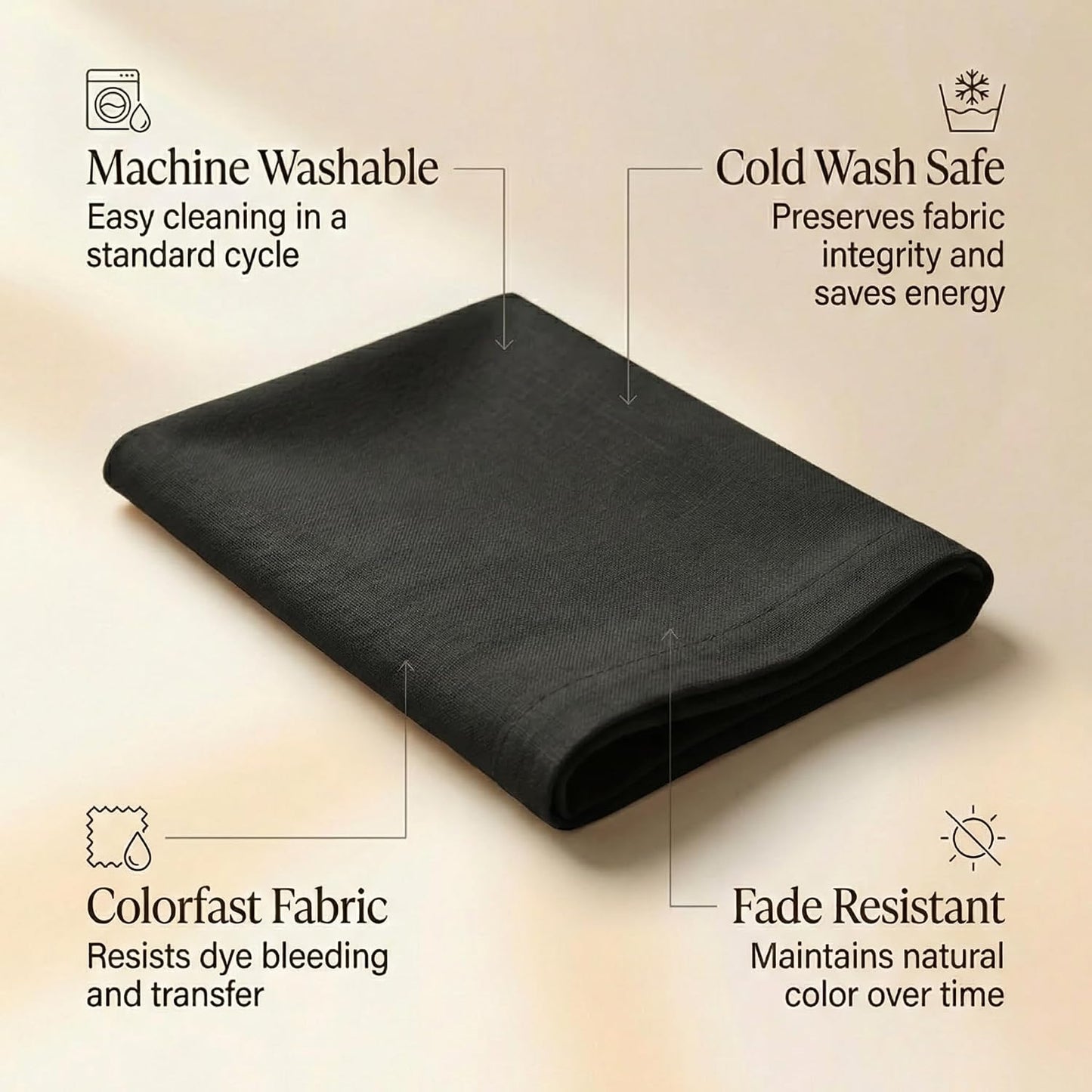 ACCENTHOME Accent Home 100% Cotton Napkins, Delicate Cloth Napkins for Dinners, Parties and Weddings,18 x 18 Inch Set
