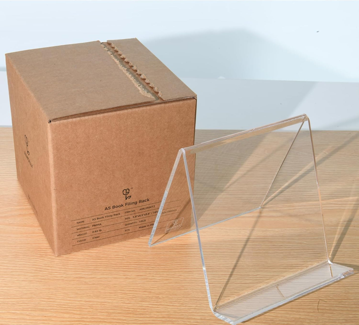 Acrylic Book Stand / 6 x 8 / Clear