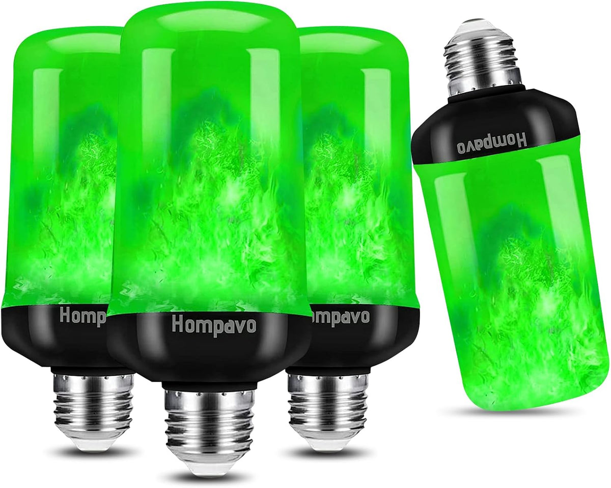 Hompavo 【Upgraded Flame Light Bulbs for Home Decor with Upside Down Effect