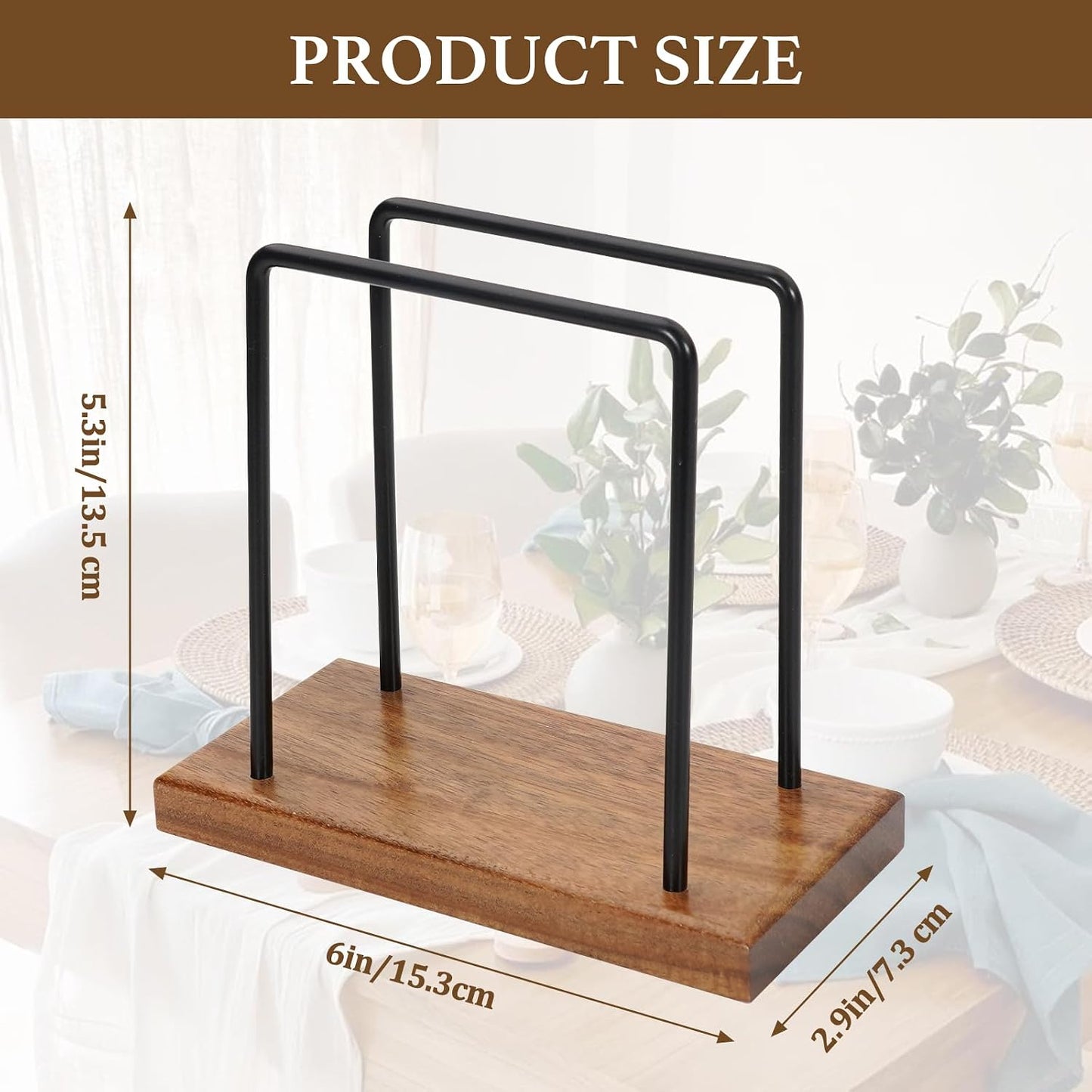Wooden Napkin Holder / Wood Napkin Holders for Paper Napkins