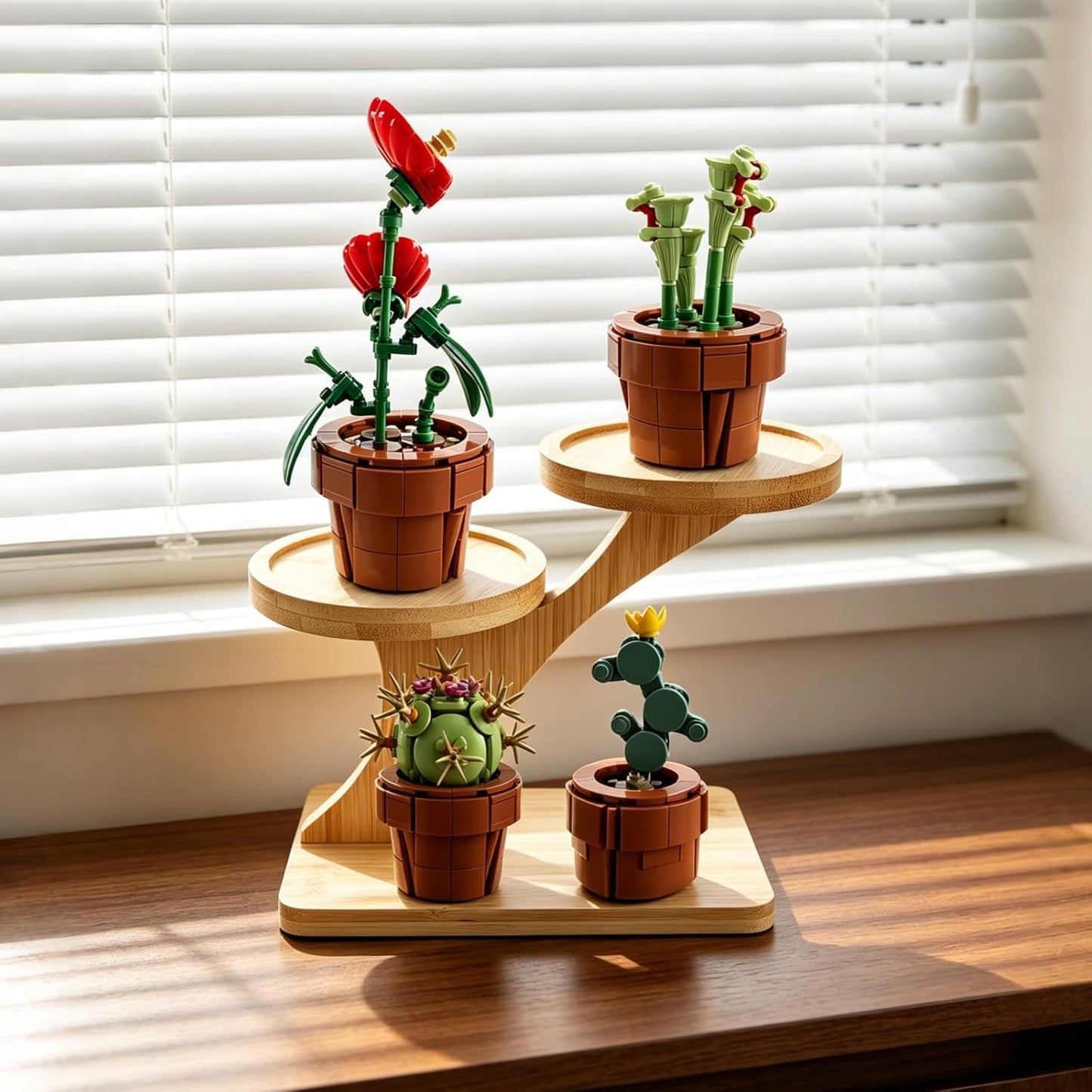 3 Tier Plant Display Shelf for Tabletop