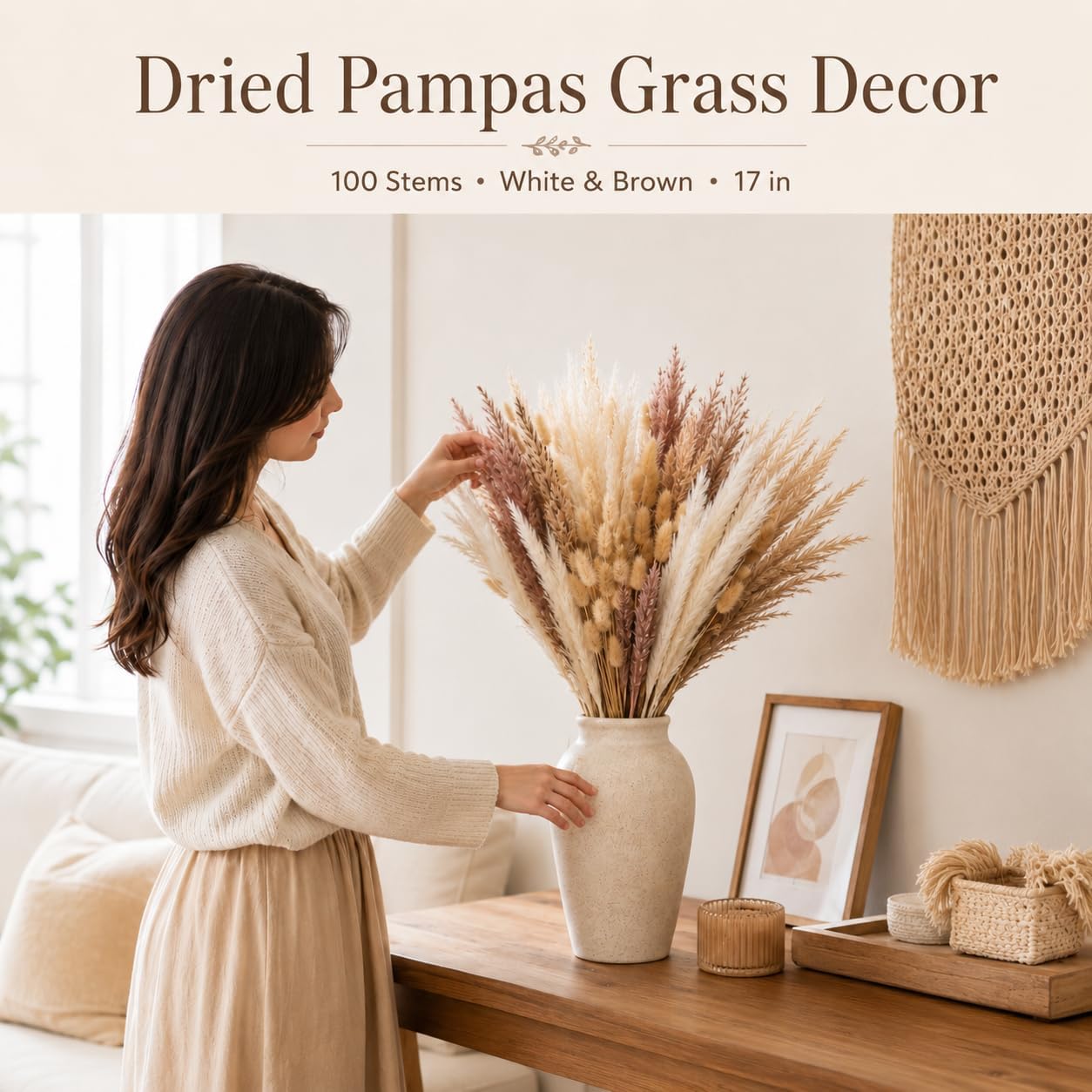Bunny Tails Boho Wedding Decor