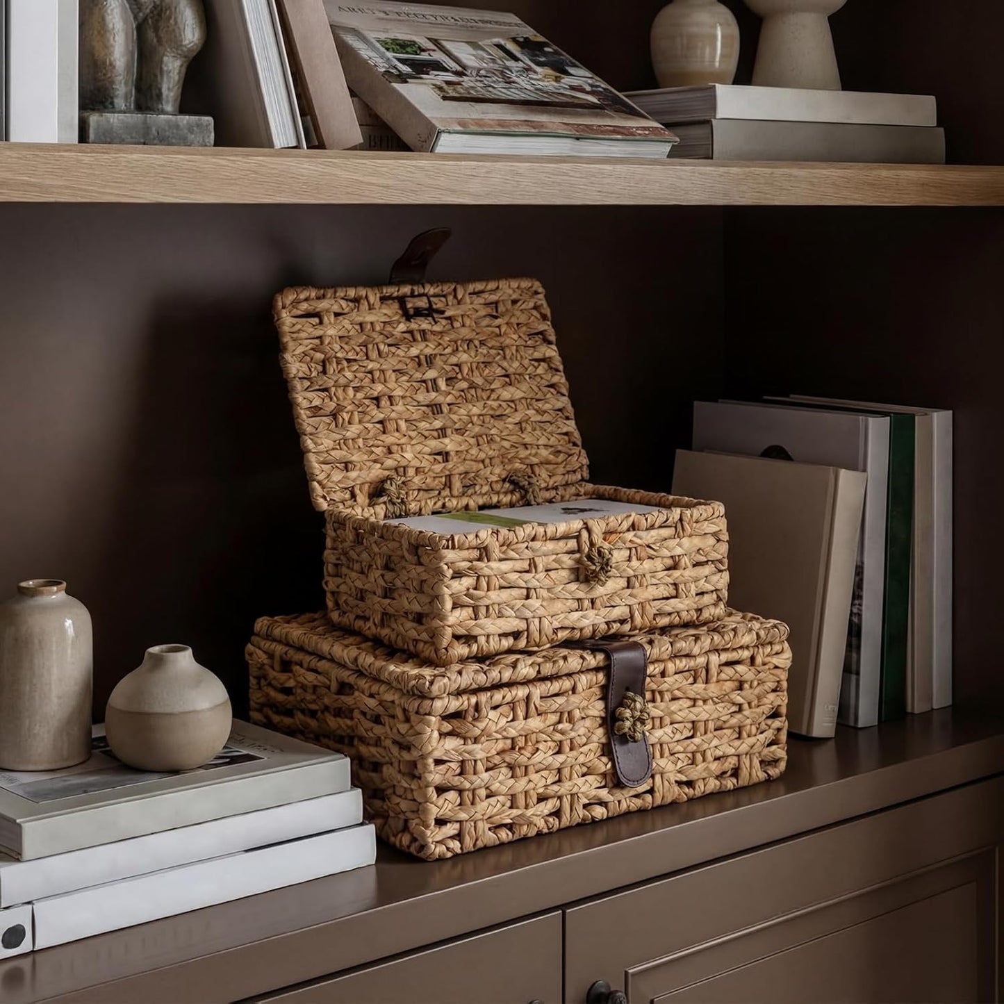 Seagrass Storage Basket Box / Set of 2
