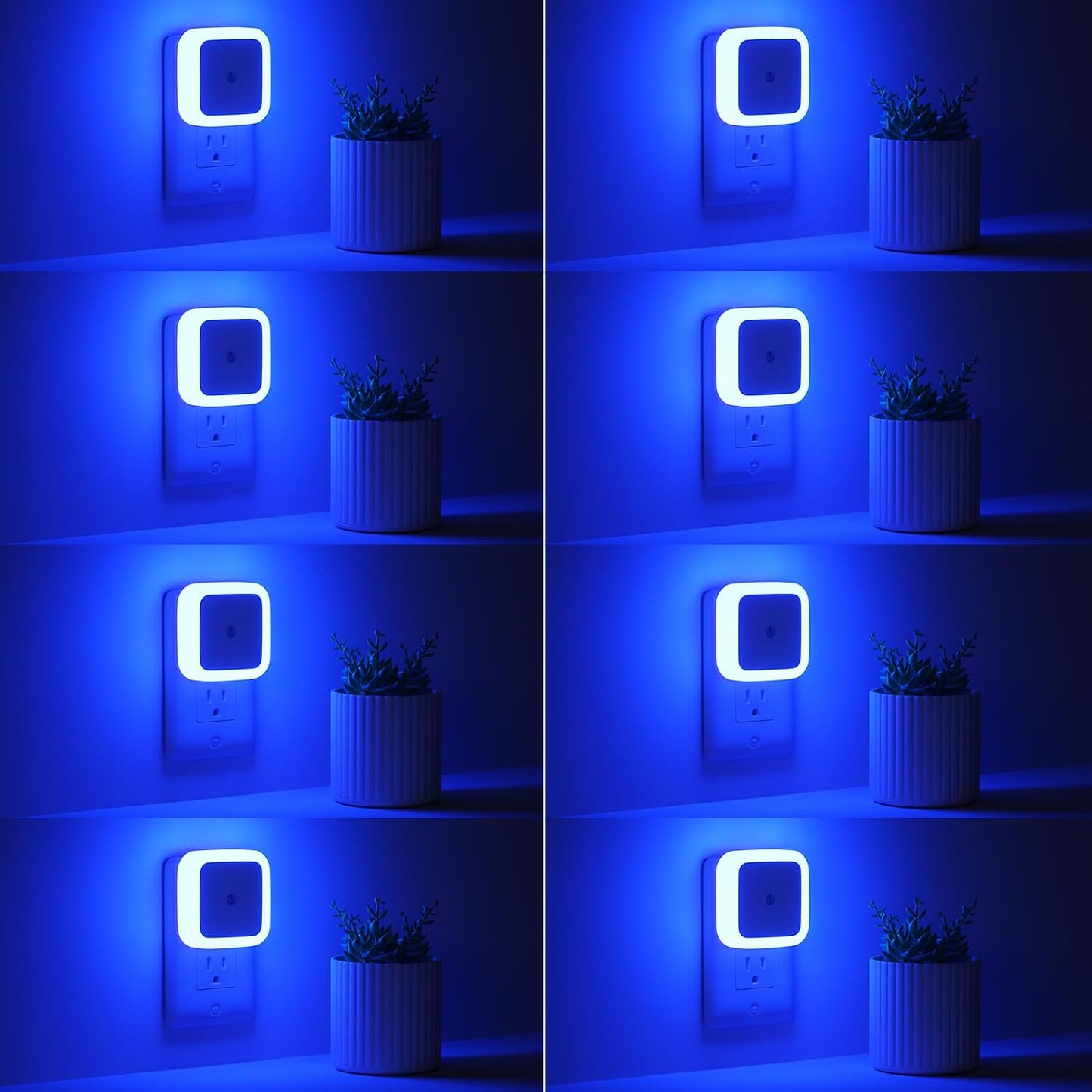Sujeet Night Light, Night Lights Plug into Wall 8-Pack, Nightlight Plug in Night Light, Dusk to Dawn Night Lamp Led