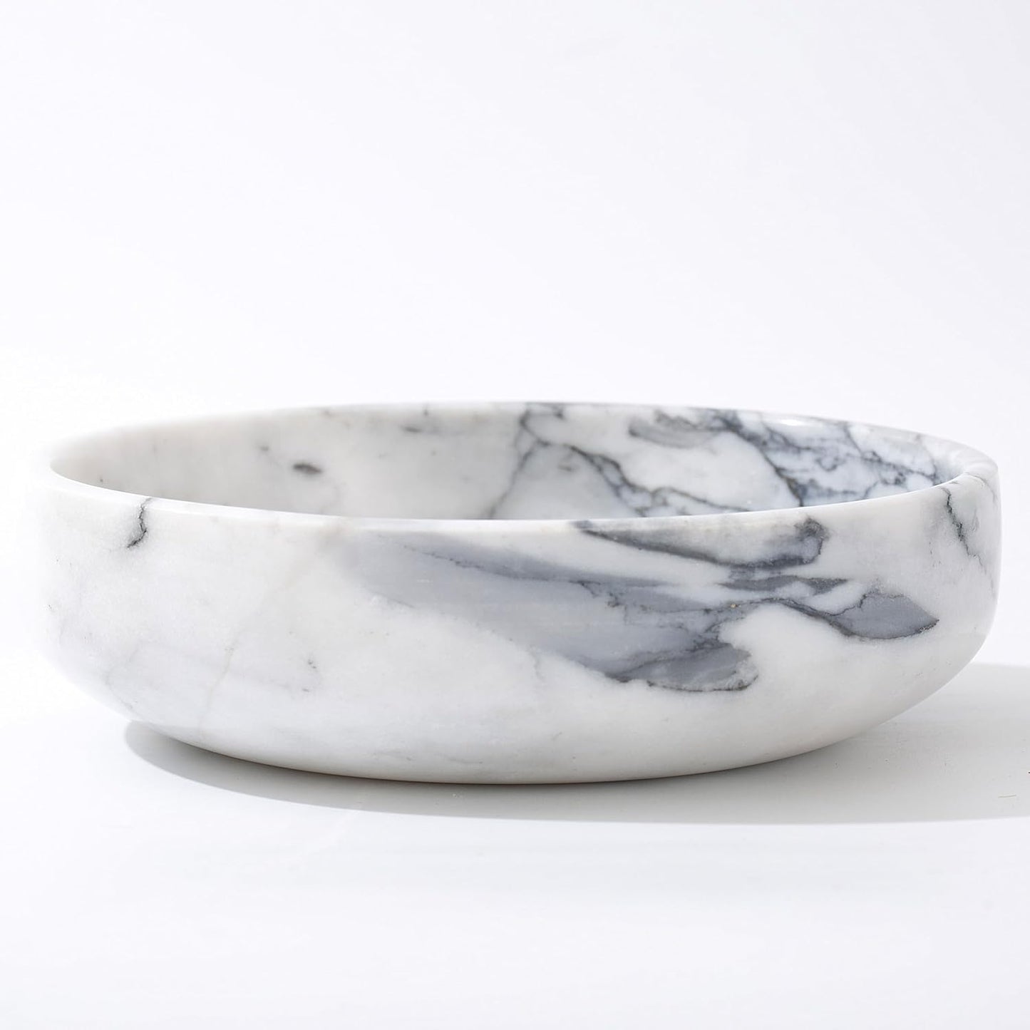 6.7" Decorative Bowl / White&grey