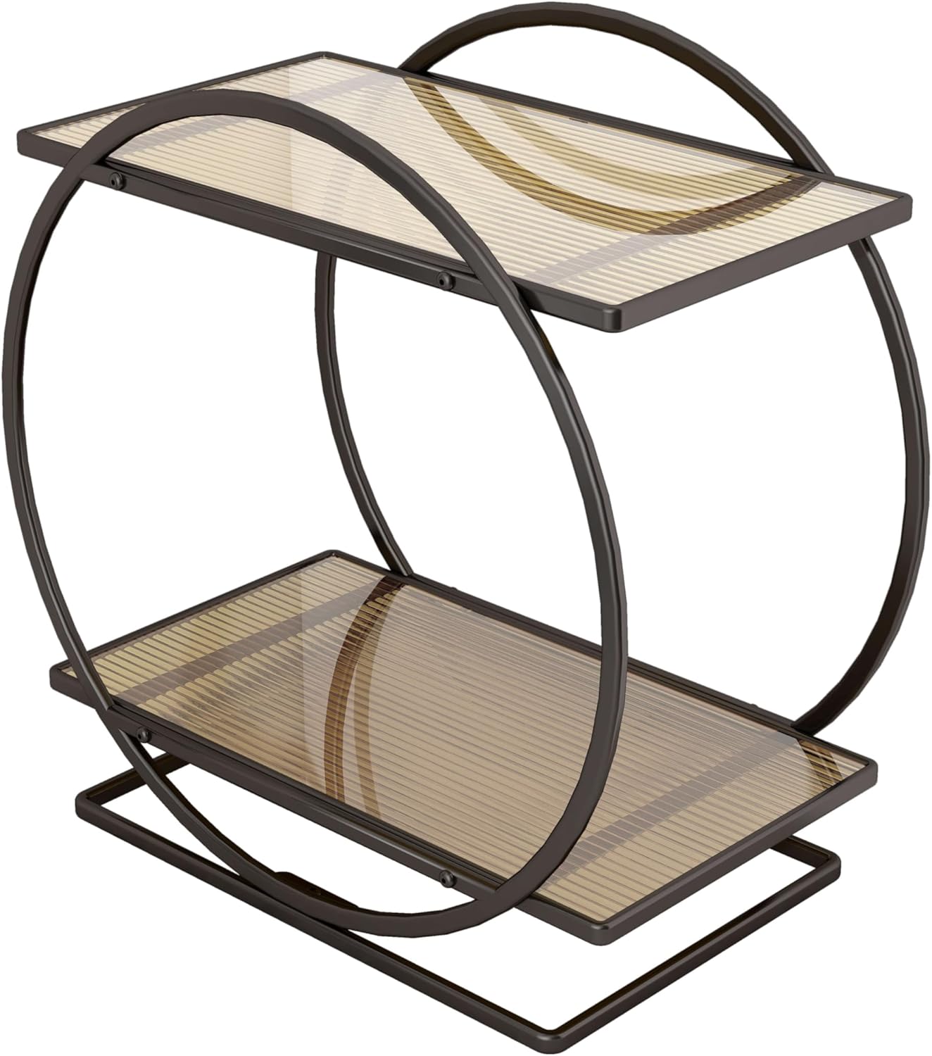 Bathroom Organizer / Perfume Organizer for Dresser / Black Brown