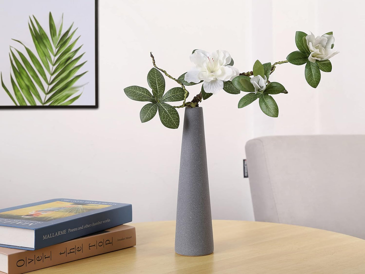 Ceramic Vases / Modern Home Decor Ceramic Vase / Gray