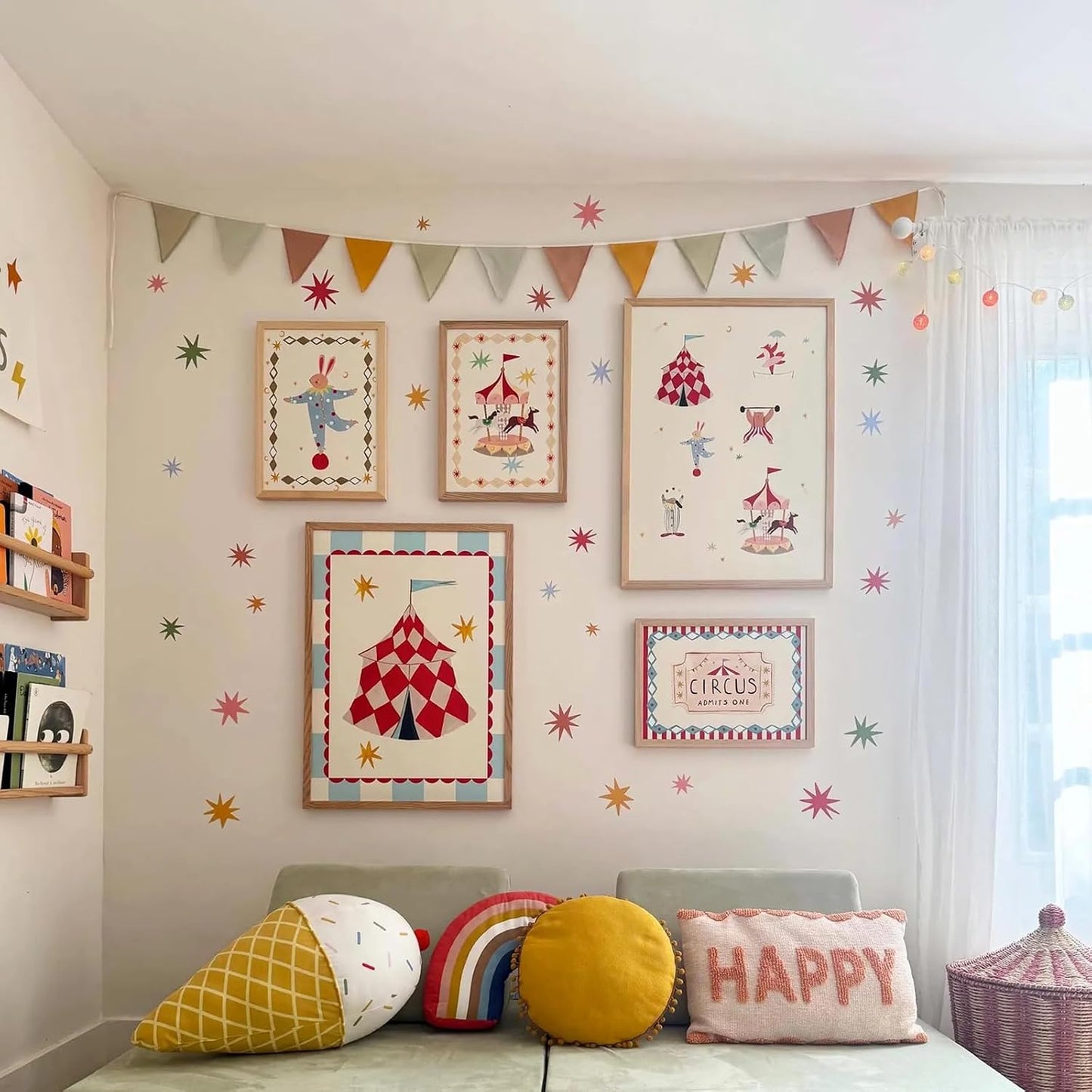 Wallpaper Effect / Removable Fabric Sticker