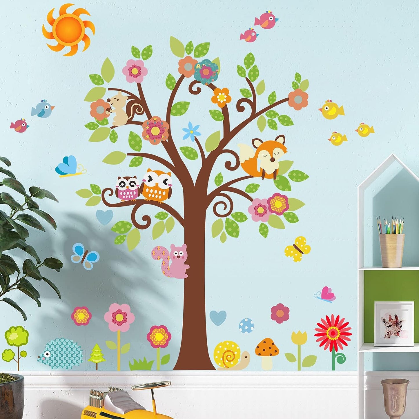 Flower Wall Decals DIY Vinyl Home Wall / B