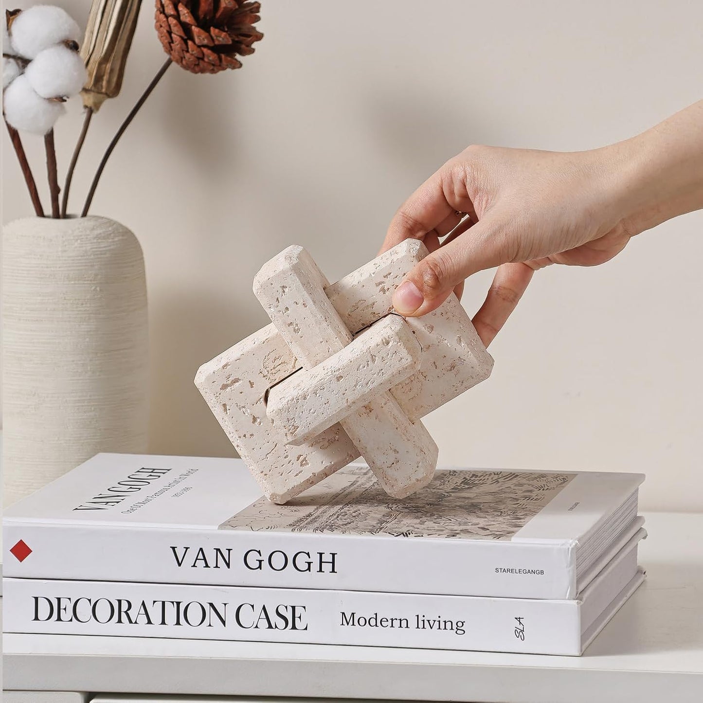 Book Shelf Entry Table Decoration