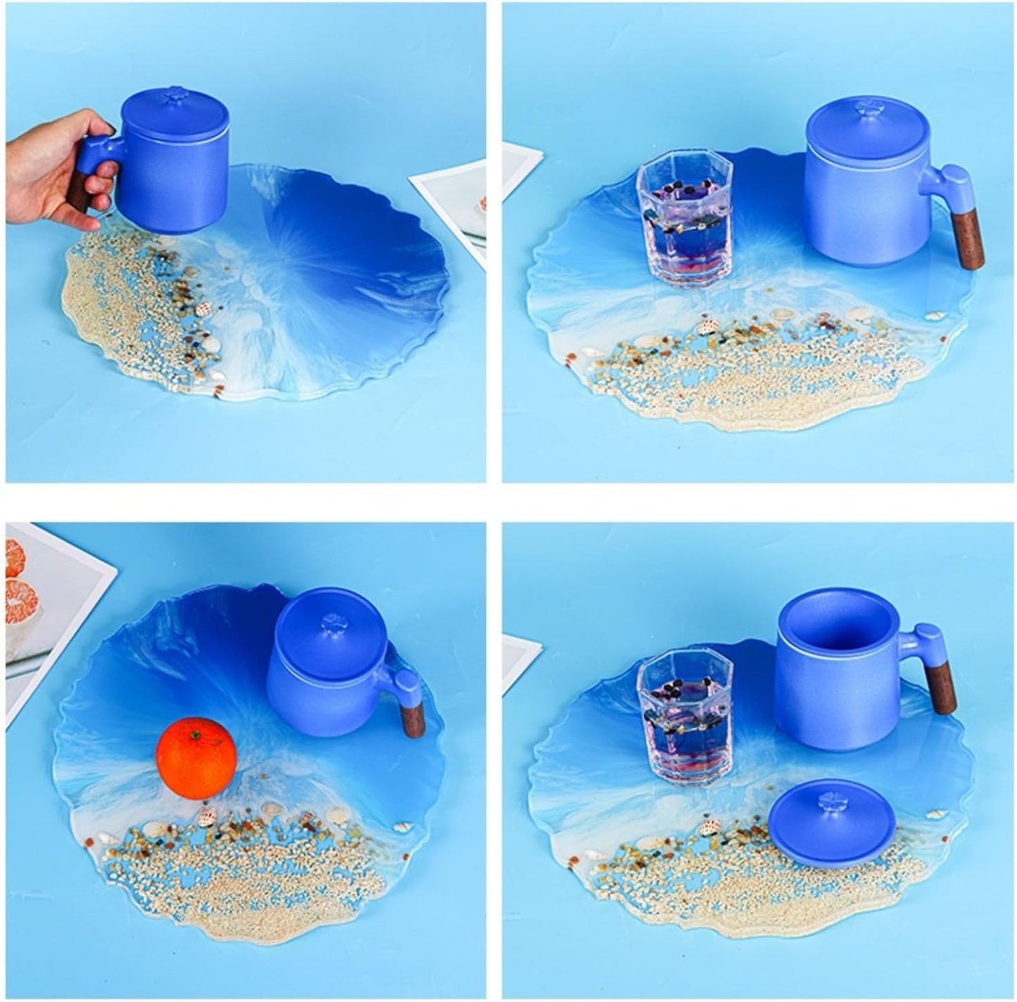 Silicone Resin Tray Mold / 13 Inch