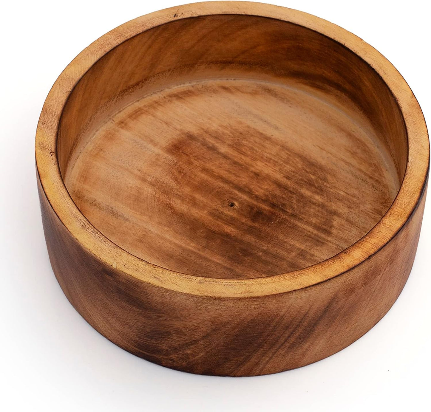 Handmade " Decorative Mango Wood Snack Serving Bowl For Dry Fruits Chips Coffee Table / 6 x 2