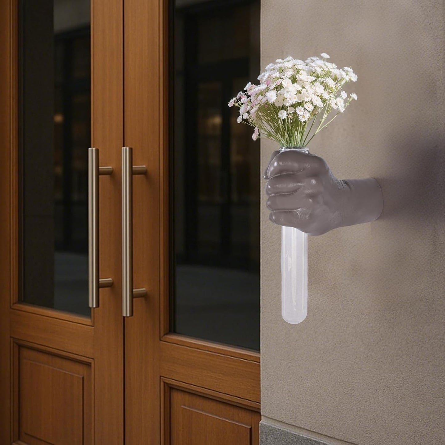 Funky Flower Vase / Beige