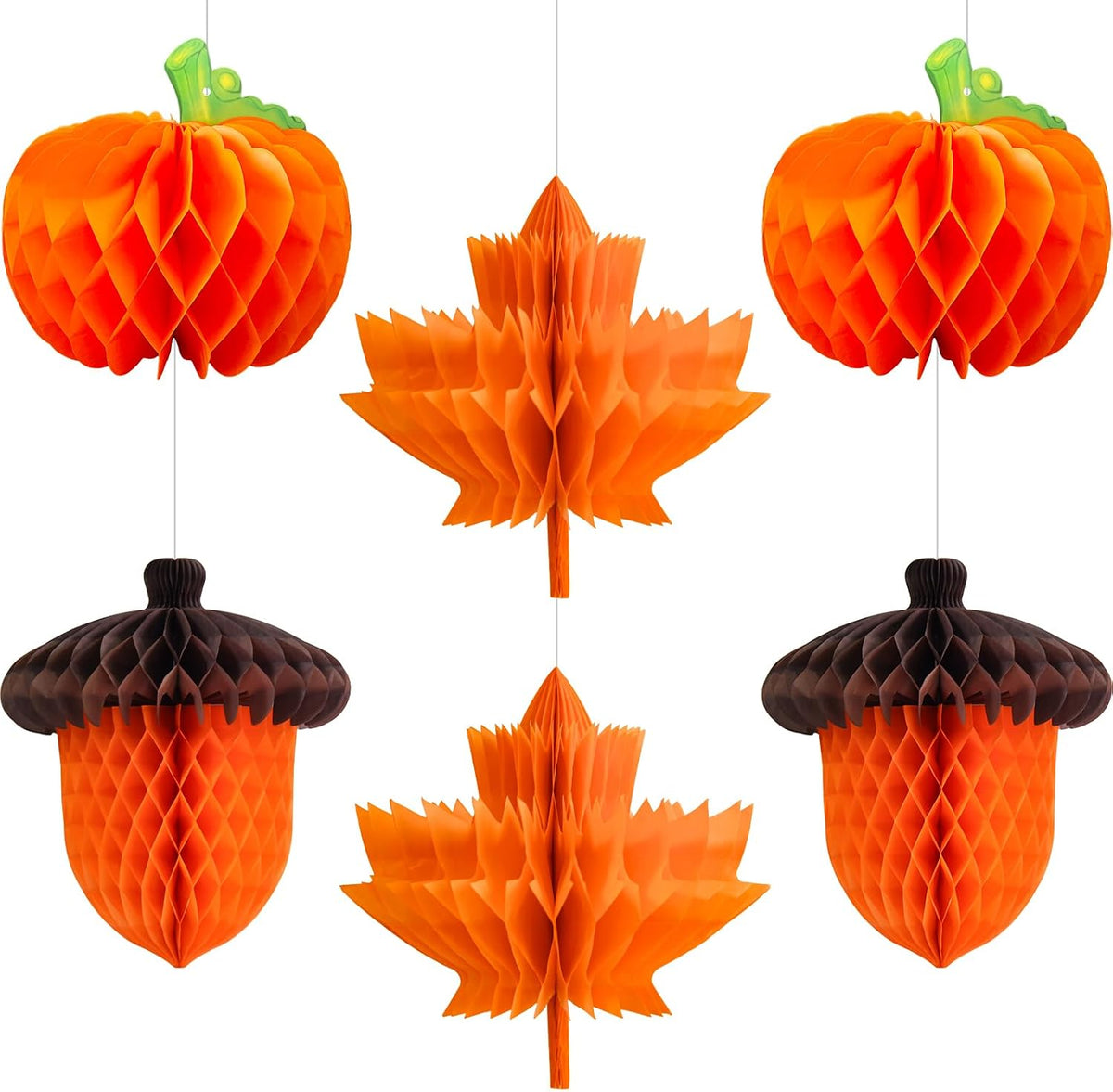 Fall Honeycomb Paper Centerpiece Decorations