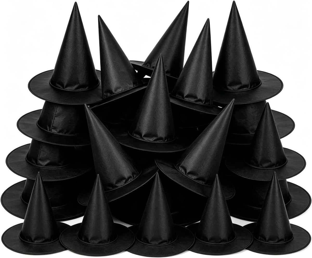 Halloween Hanging Witch Hats Decorations, 12 Pcs Floating Witch Hat Decor