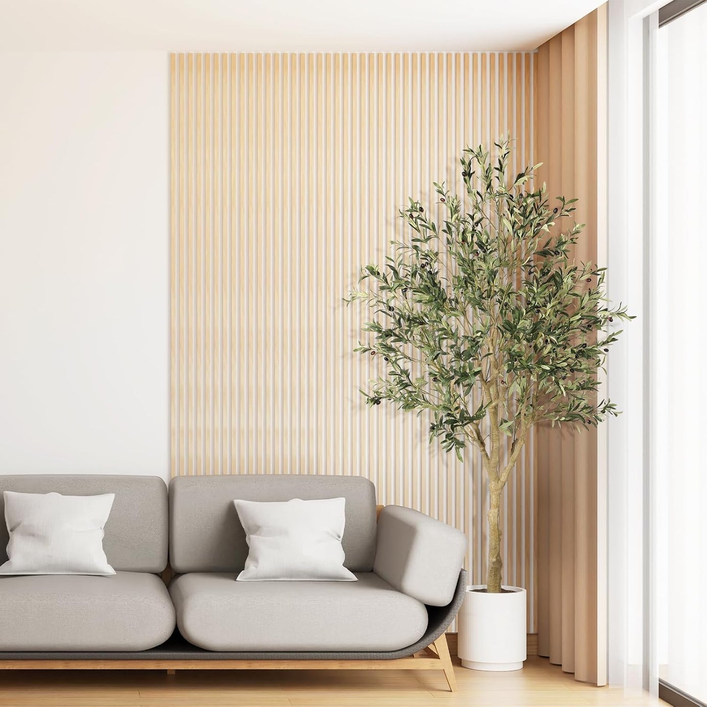 Faux Olive Tree / 7ft / 7 Inch
