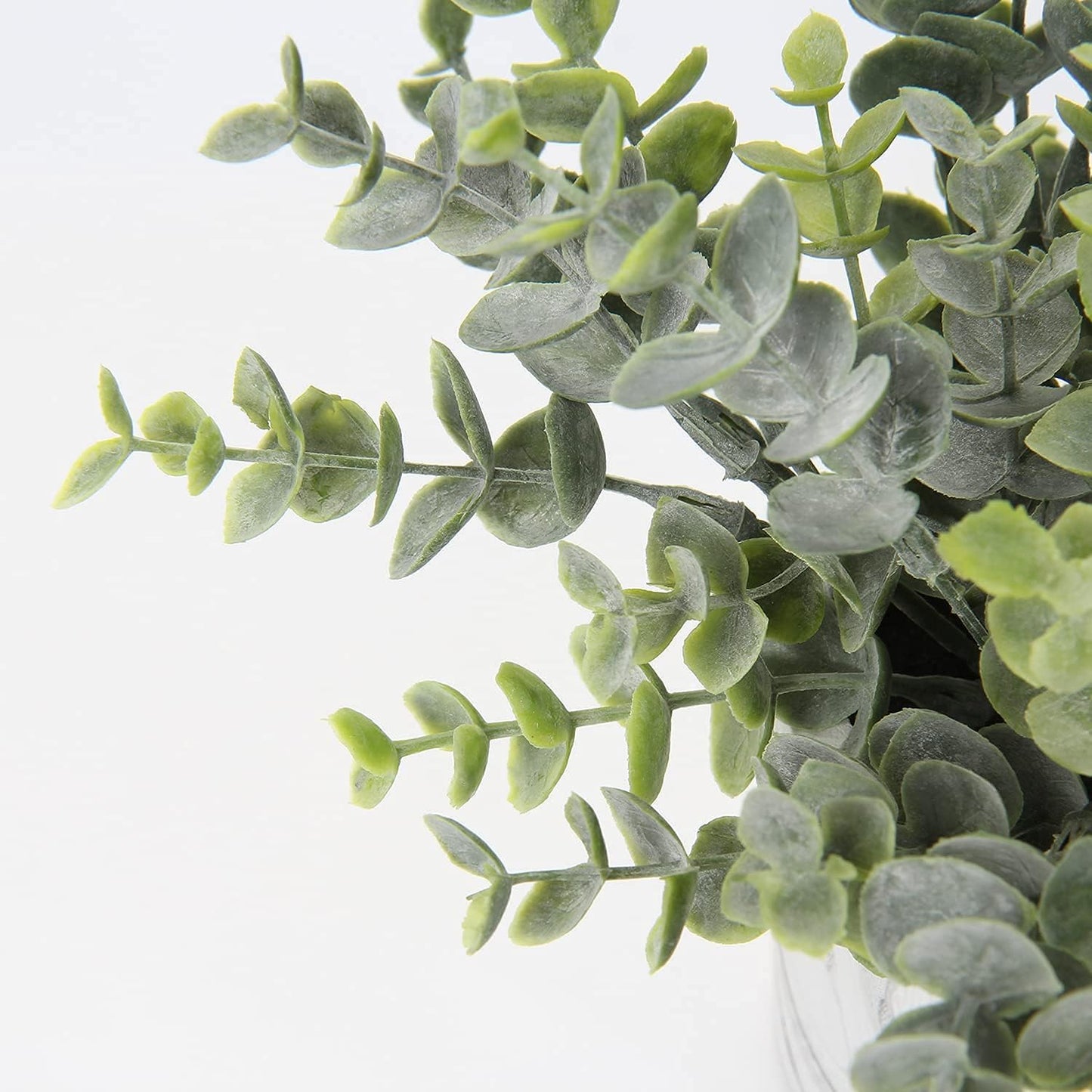 Plastic Eucalyptus Greenery Faux Plants / Green-#4