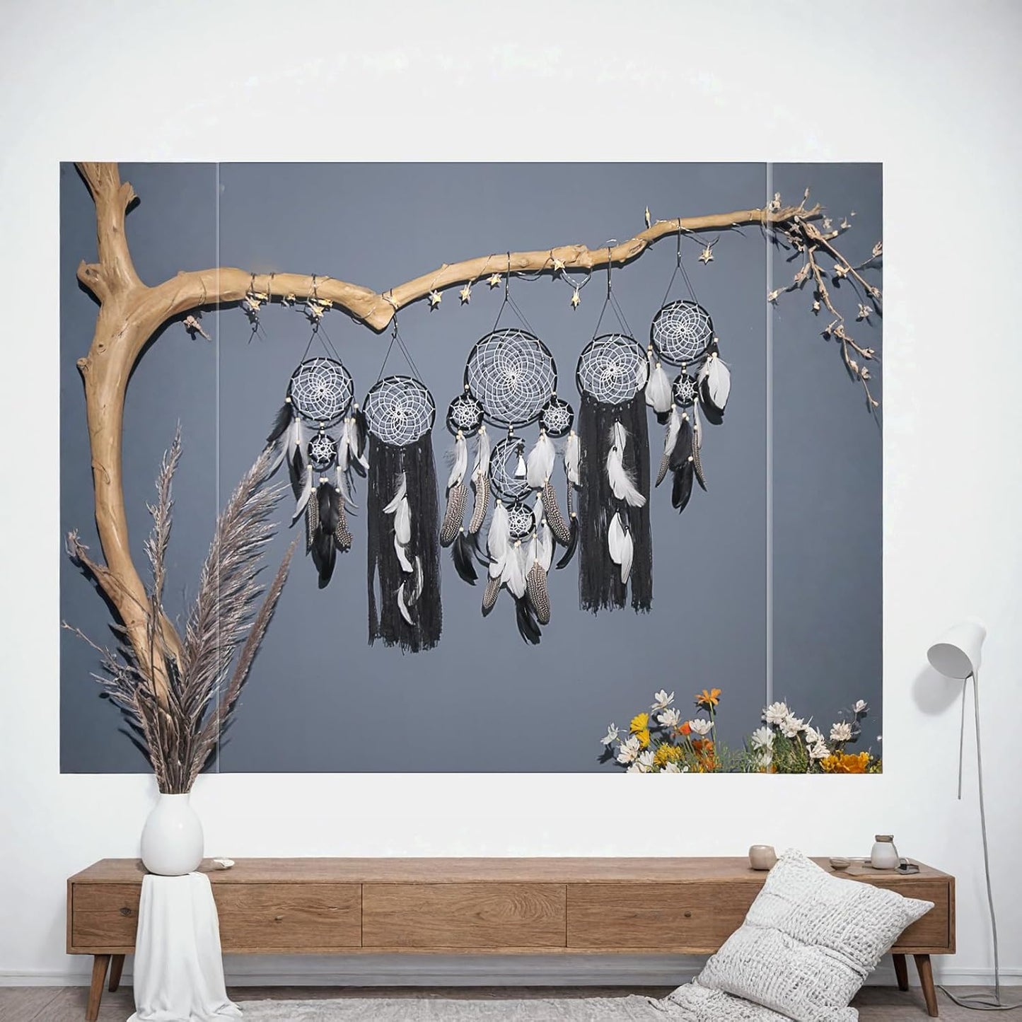 Large Boho Dream Catcher / Camel