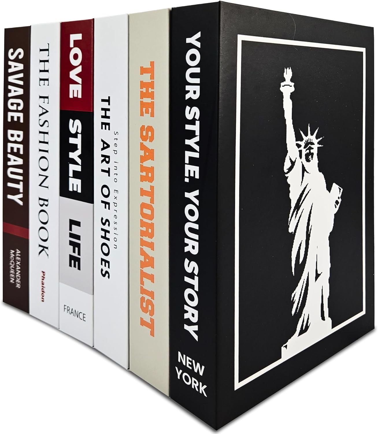 Faux Books / Original Hidden Storage Secret Book Box / Gray / 8.3 x 6.3 x 9.4