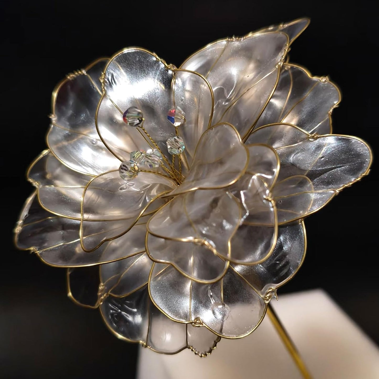 UV Resin Dip for Wire Flowers Kit / Set / Clear / Set of 5