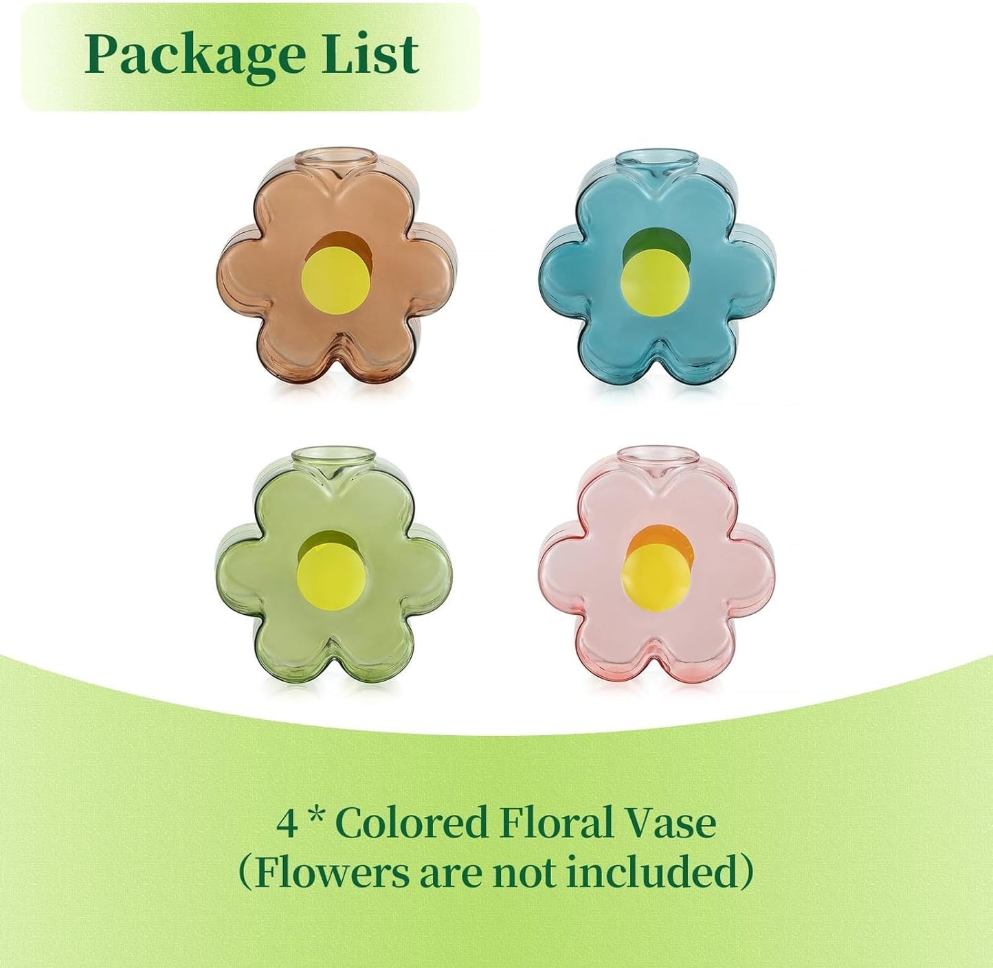Glass Bud Vases for Centerpieces