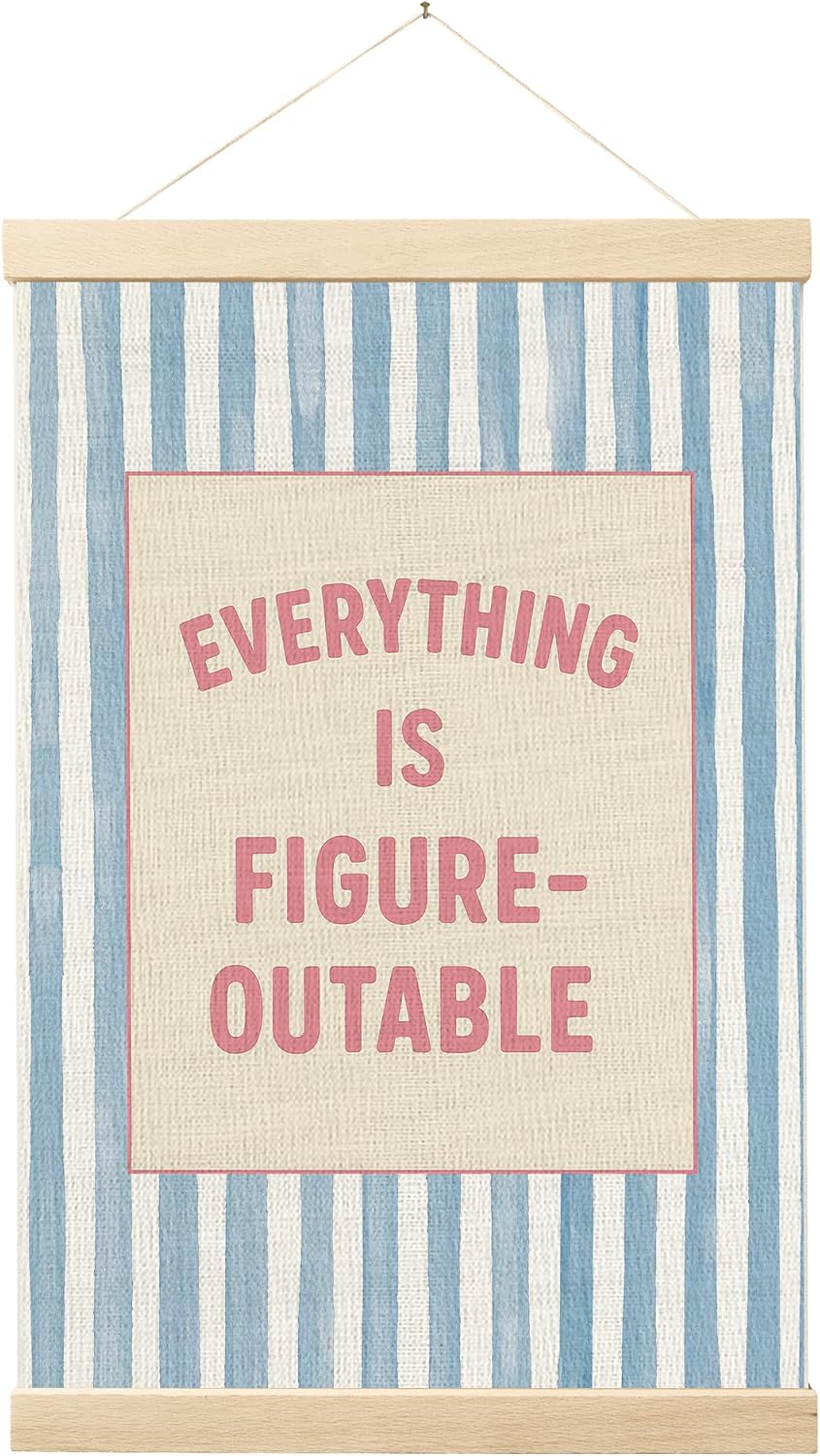 FGFK Positive Affirmations Wall Art Poster Hanger Frame 16x24 Inch