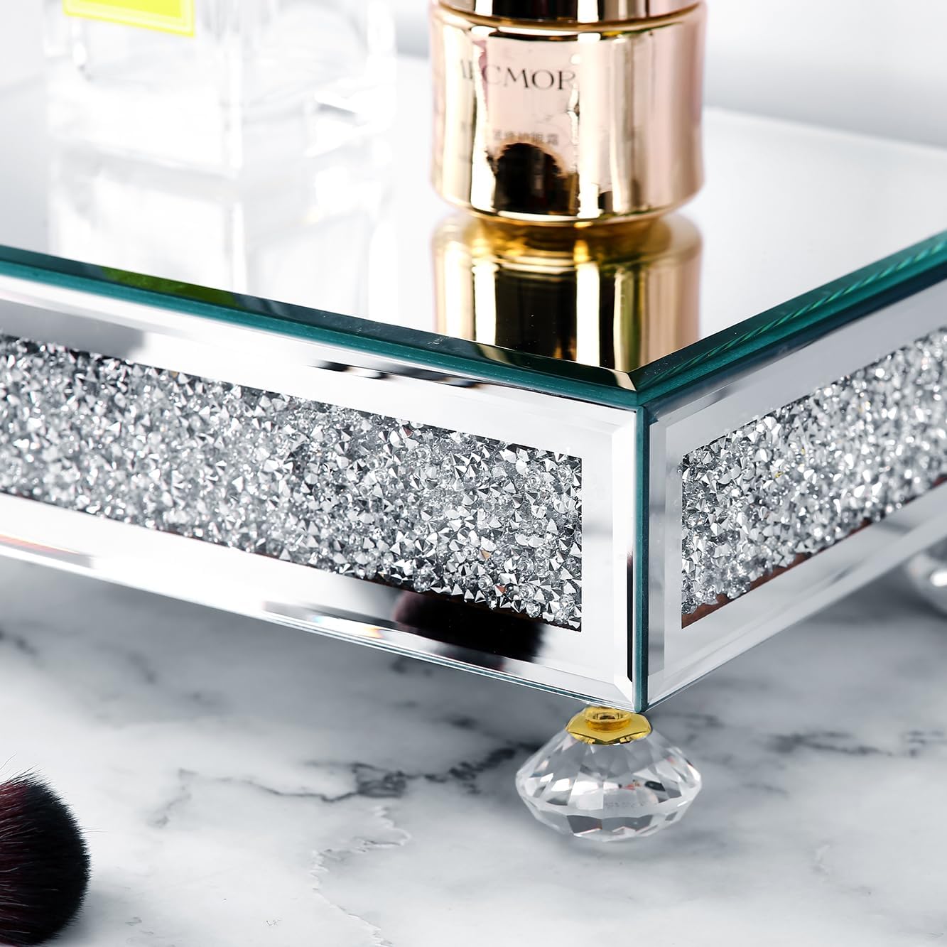 Crushed Diamond Decorative Pedestal Stand / Crushed Diamond2