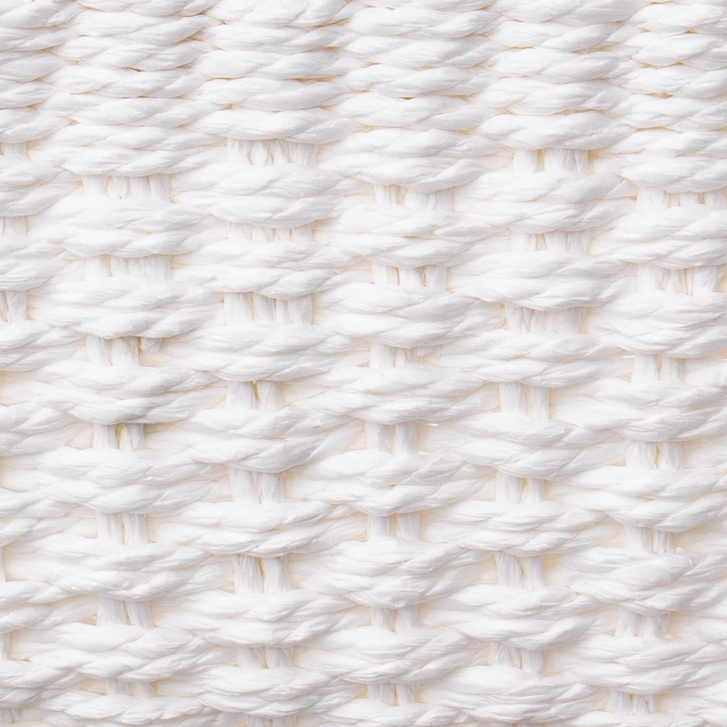 Woven Storage Baskets for Organizing / White