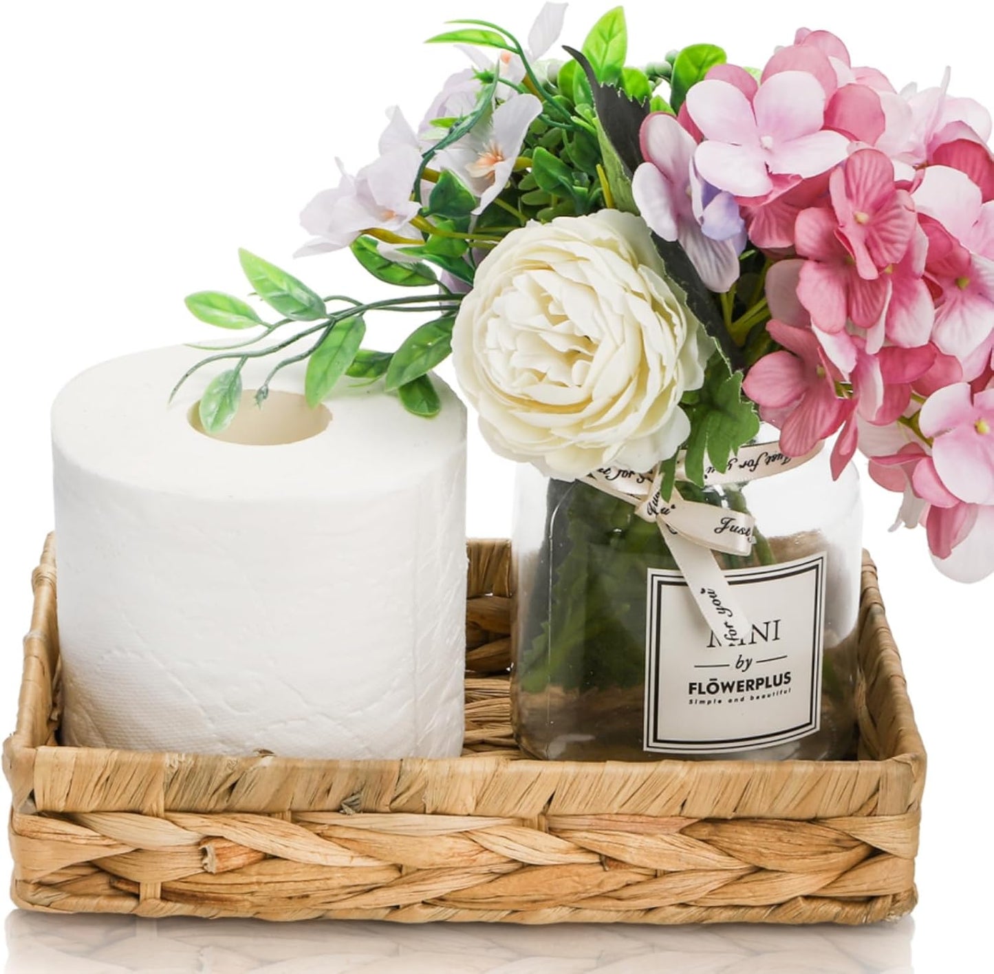 10" Rattan Vanity Trays
