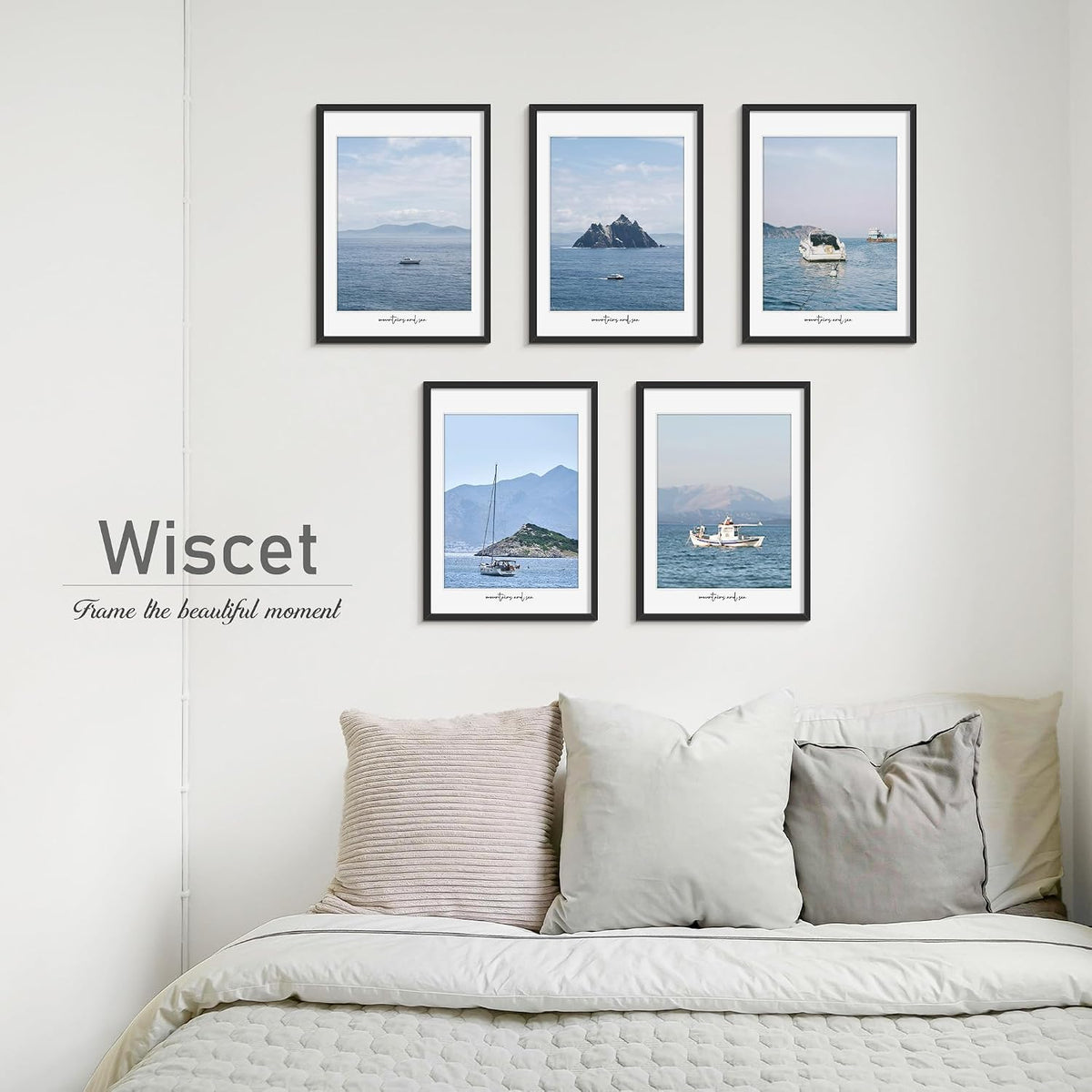 Wiscet 10x14 Picture Frame Set of 4, for 30x40cm Frame for Diamond Art | Display Picture 8.5x11 with Mat or 10x14