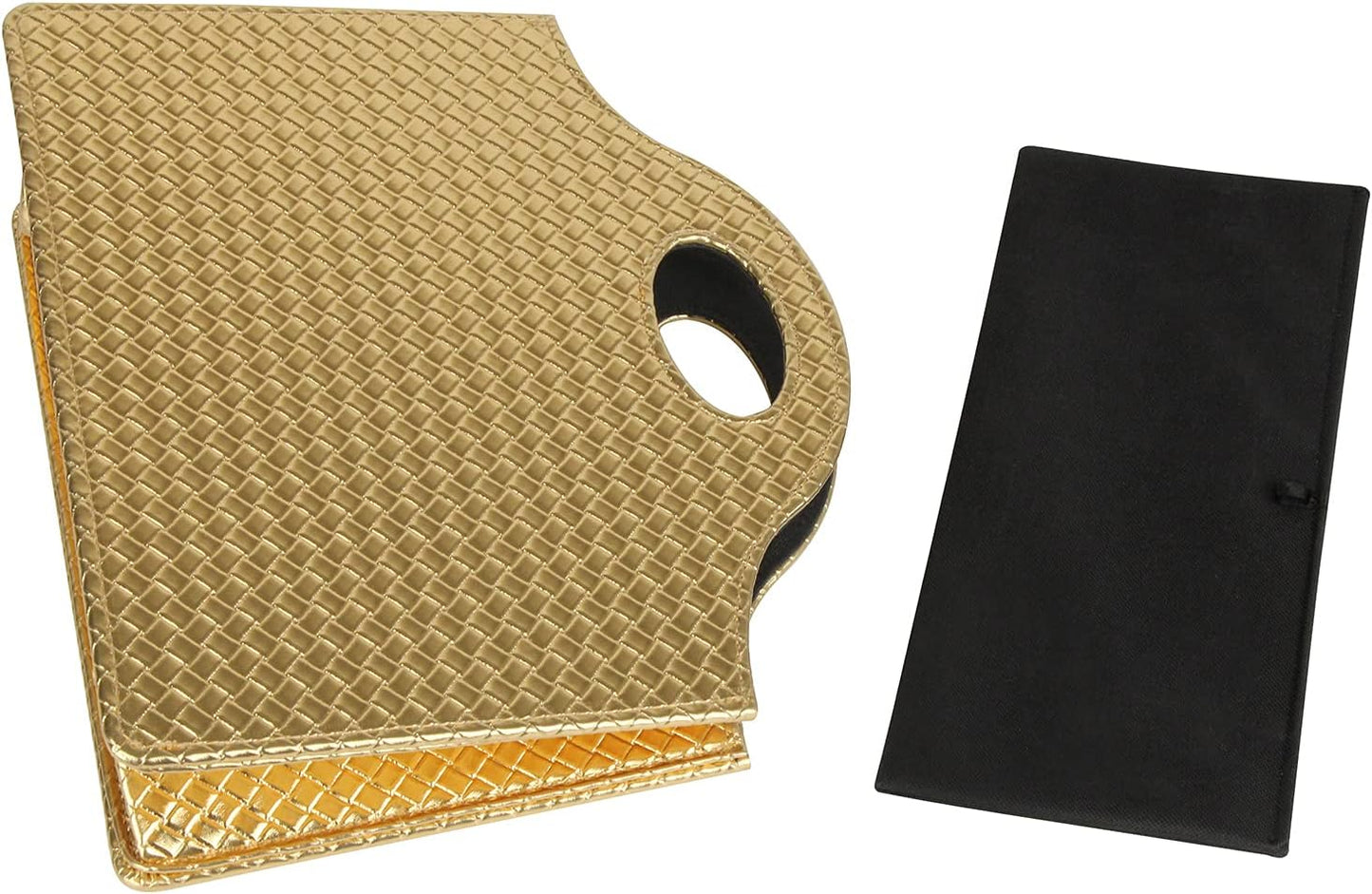 HofferRuffer Magazine Basket Holder, Foldable Magazine Rack, Document File Holder Organizer, File Folder, Newspaper