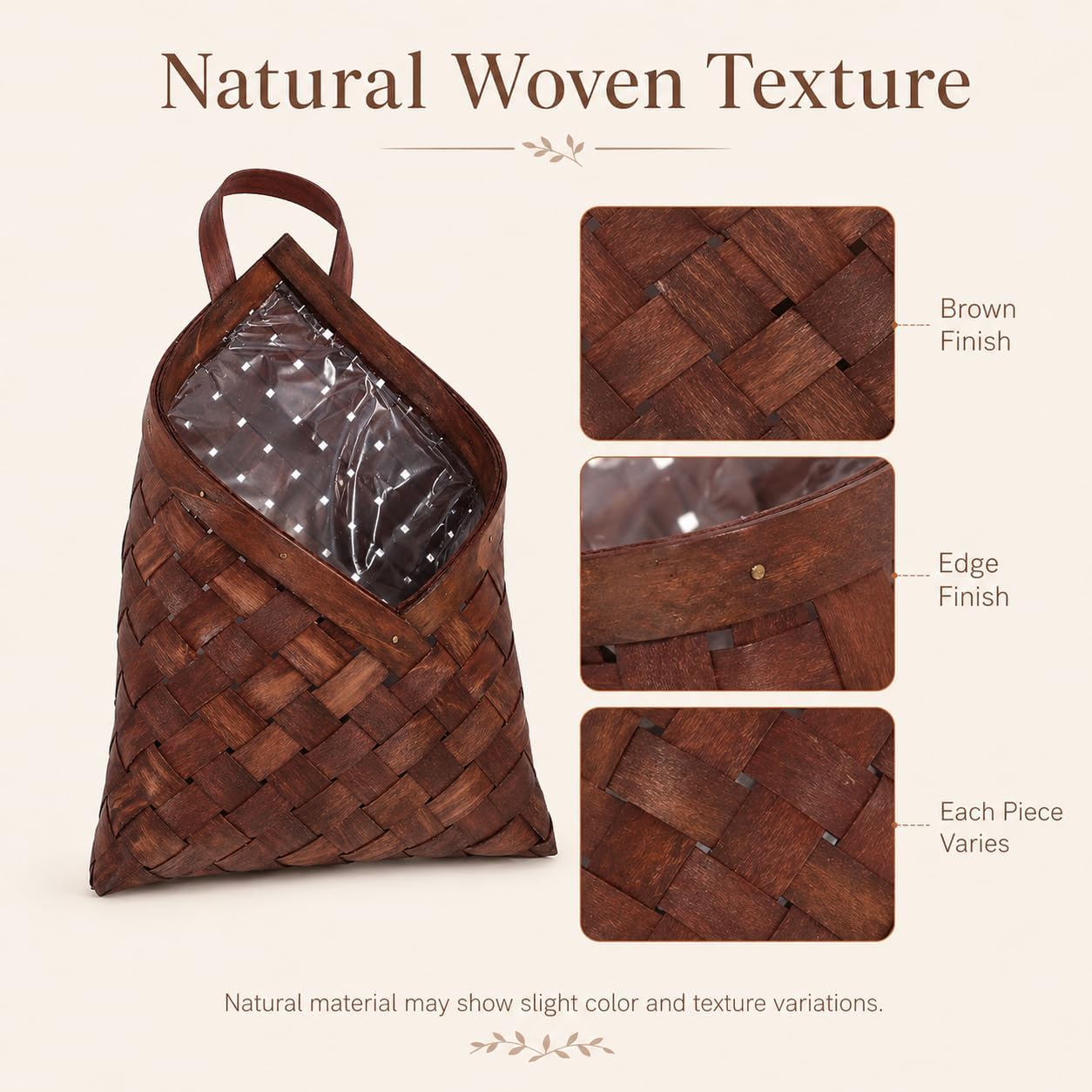 Wall Hanging Woven Basket