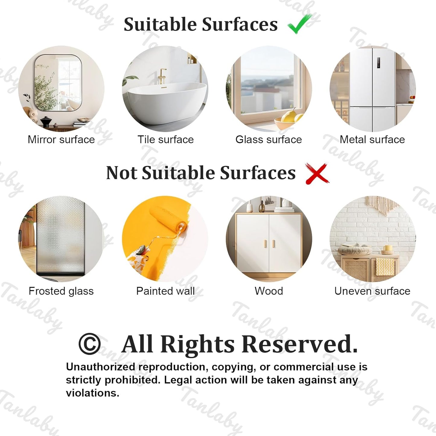 in Watercolor Jungle Animal Wall Stickers Cartoon / Vertical-4 Animals Right / Green / 45 x 23