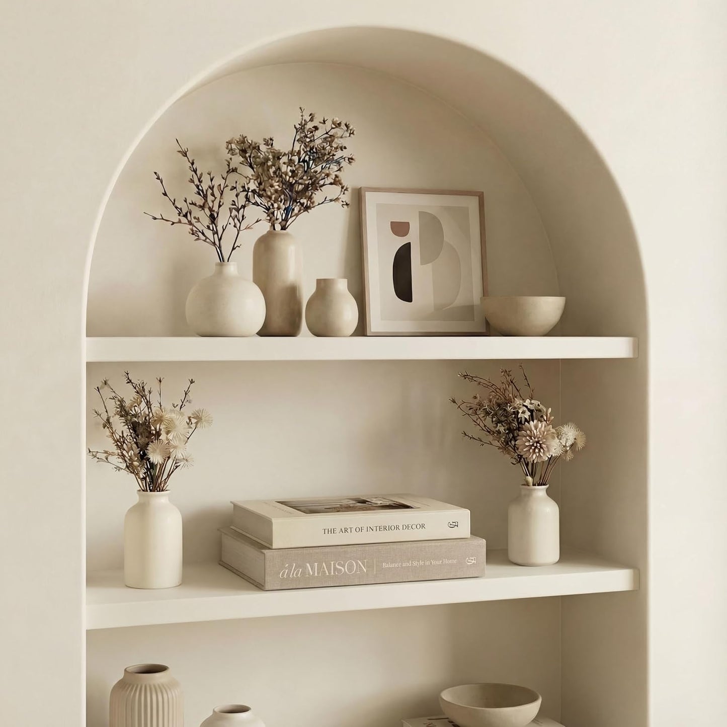 Linen Faux Book Storage Boxes / Set of 2