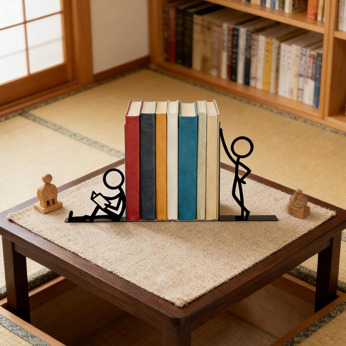 Metal Decorative Bookends / People