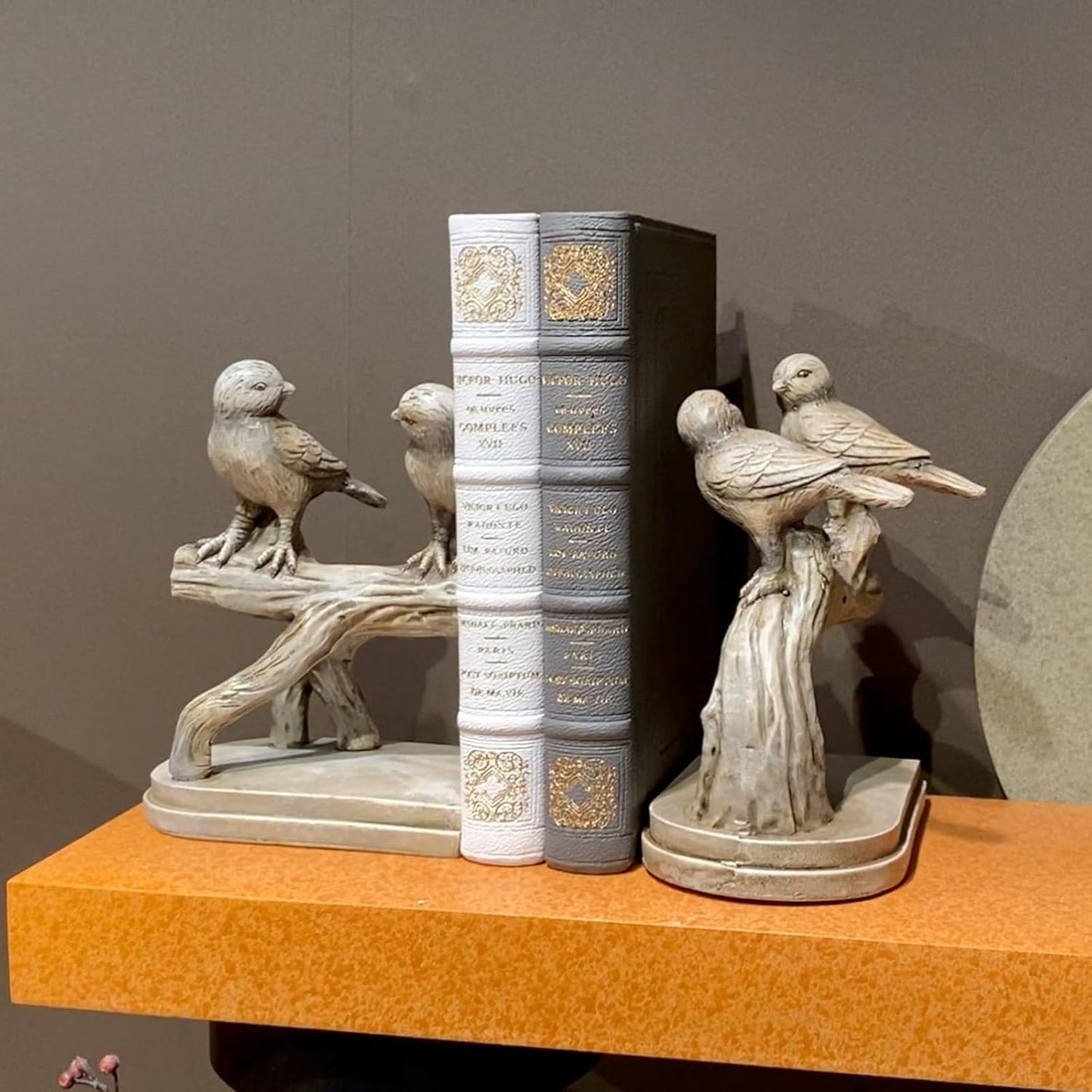 Decorative-Bookends Birds Book-Ends Heavy Duty / Bird
