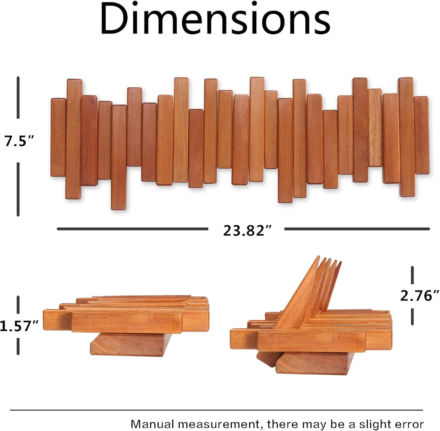 Coat Rack Wall Mount Piano Flip Down Wall Hook Rack 6 Hooks Cherry | Natural Wood Handmade Unique Hanger for Coats Bag