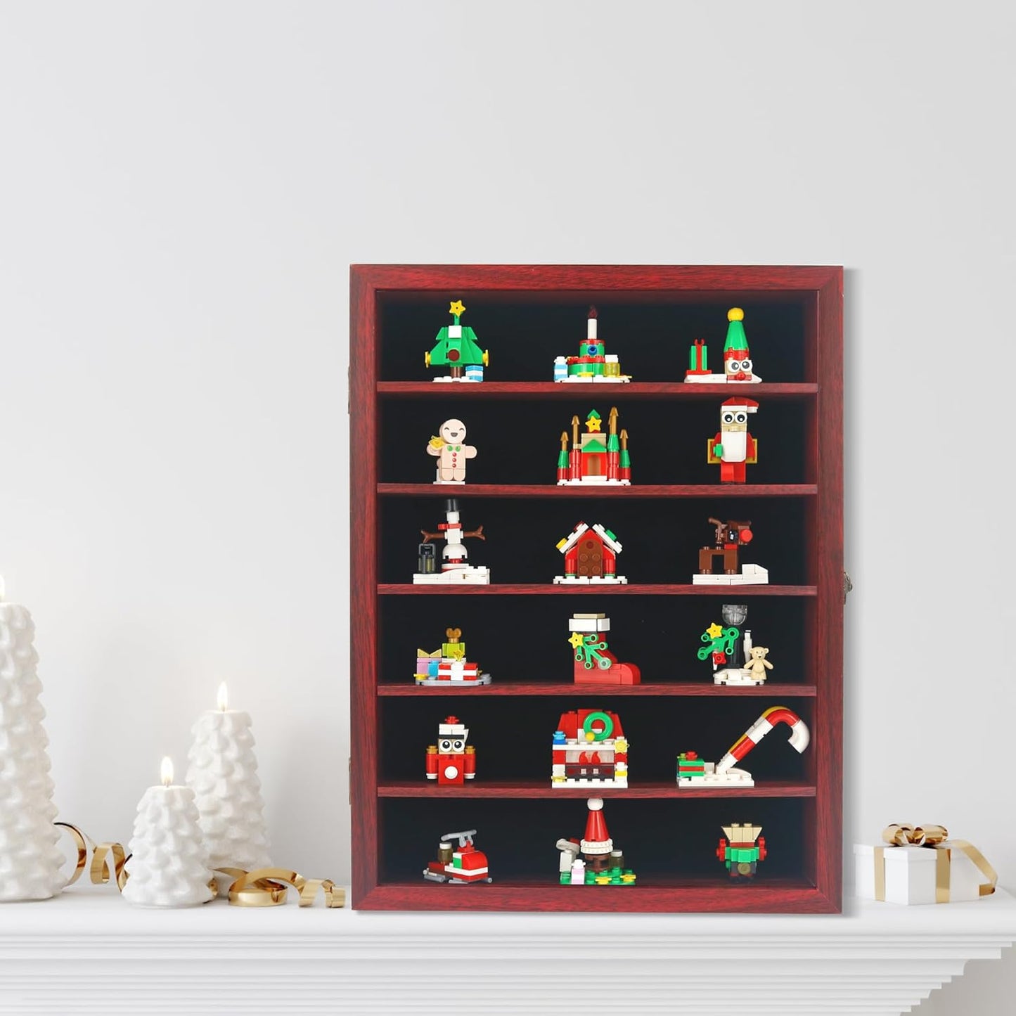 FramePro Shadow Box Frame with Removable Shelves, Deep Memory Box Display Case for Collector, Keepsake Coins Military