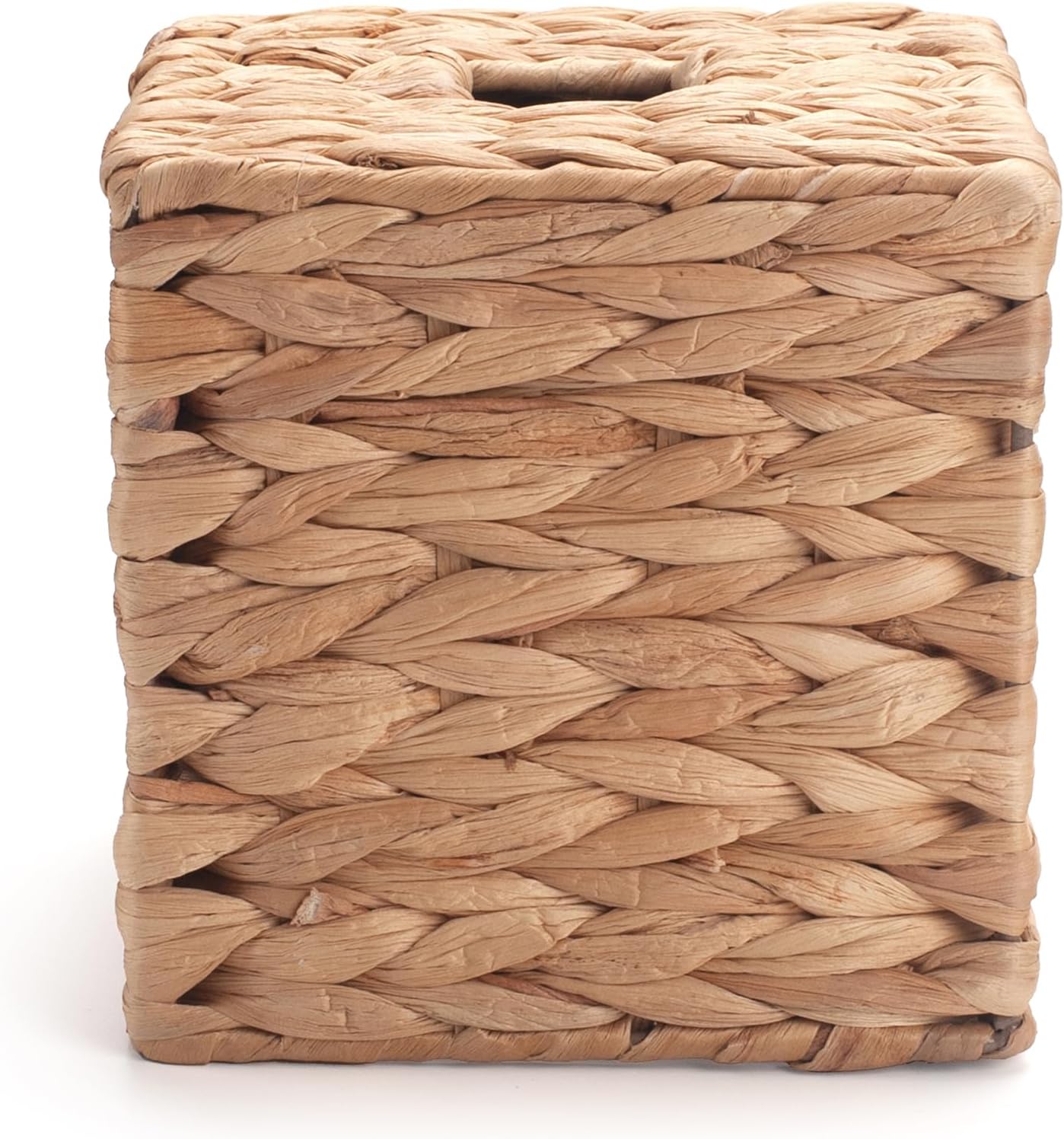 Rattan Tissue Box Holder -Boho Decorative Woven Facial Tissue Holder on Table and Bathroom / Natural