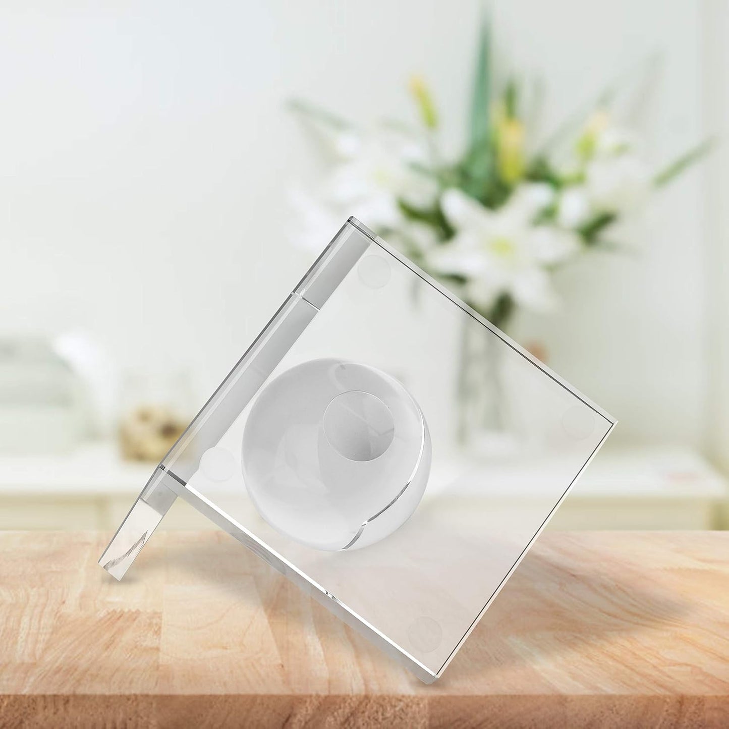 Crystal Book Ends / Clear / Set of 2