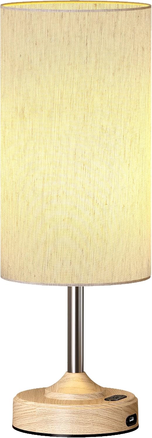 EZVALO Cordless Table Lamp, Ambient Light, Dimmable, Touch, Timer, 2700K, Bedroom, Portable, LED, Wireless