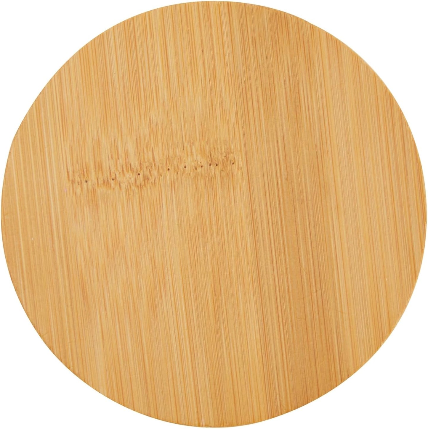 Coasters -4.3- Round Light Bamboo Wood / 4.3 Inches / Brown / Set of 6