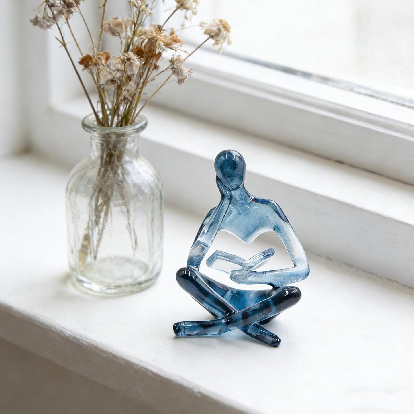 Modern Aesthetic Figurine / Blue / Left Hand
