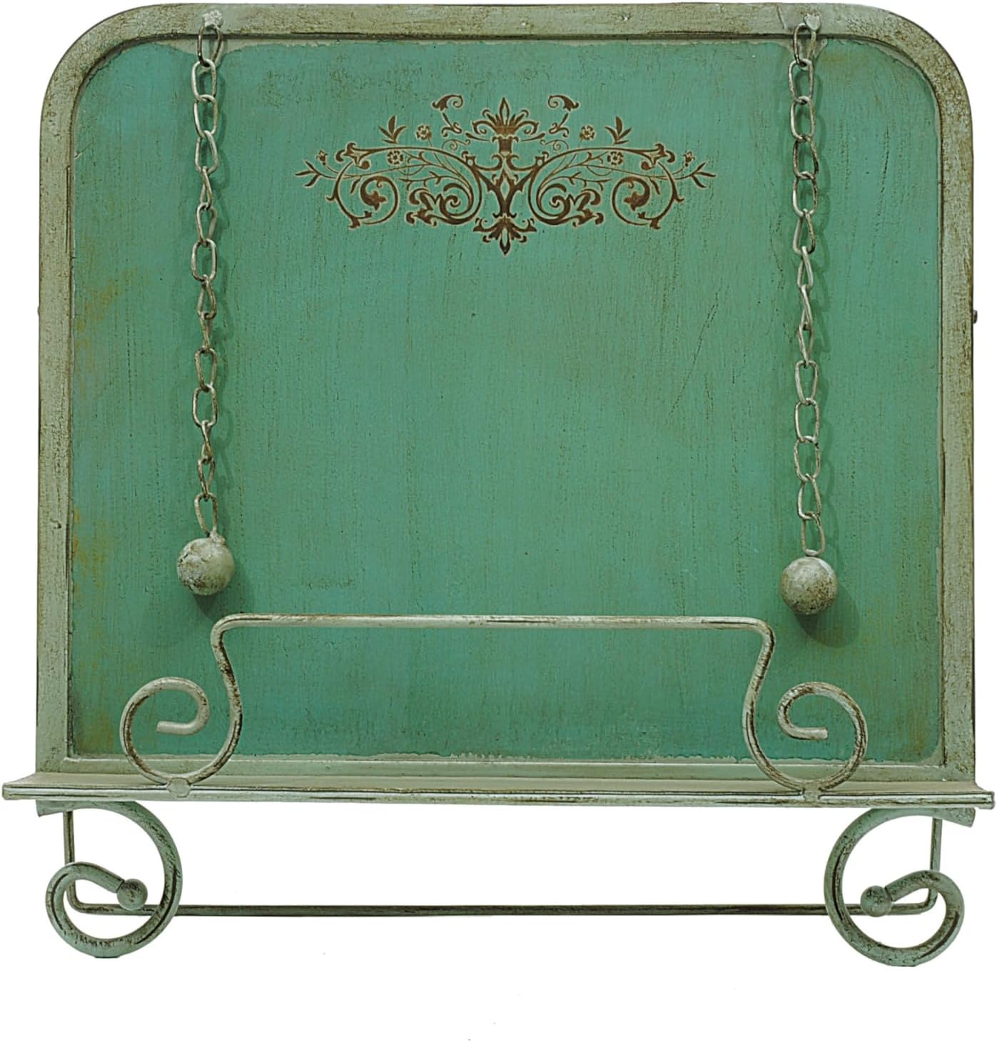 Creative Co-Op Metal Cookbook Holder, Blue