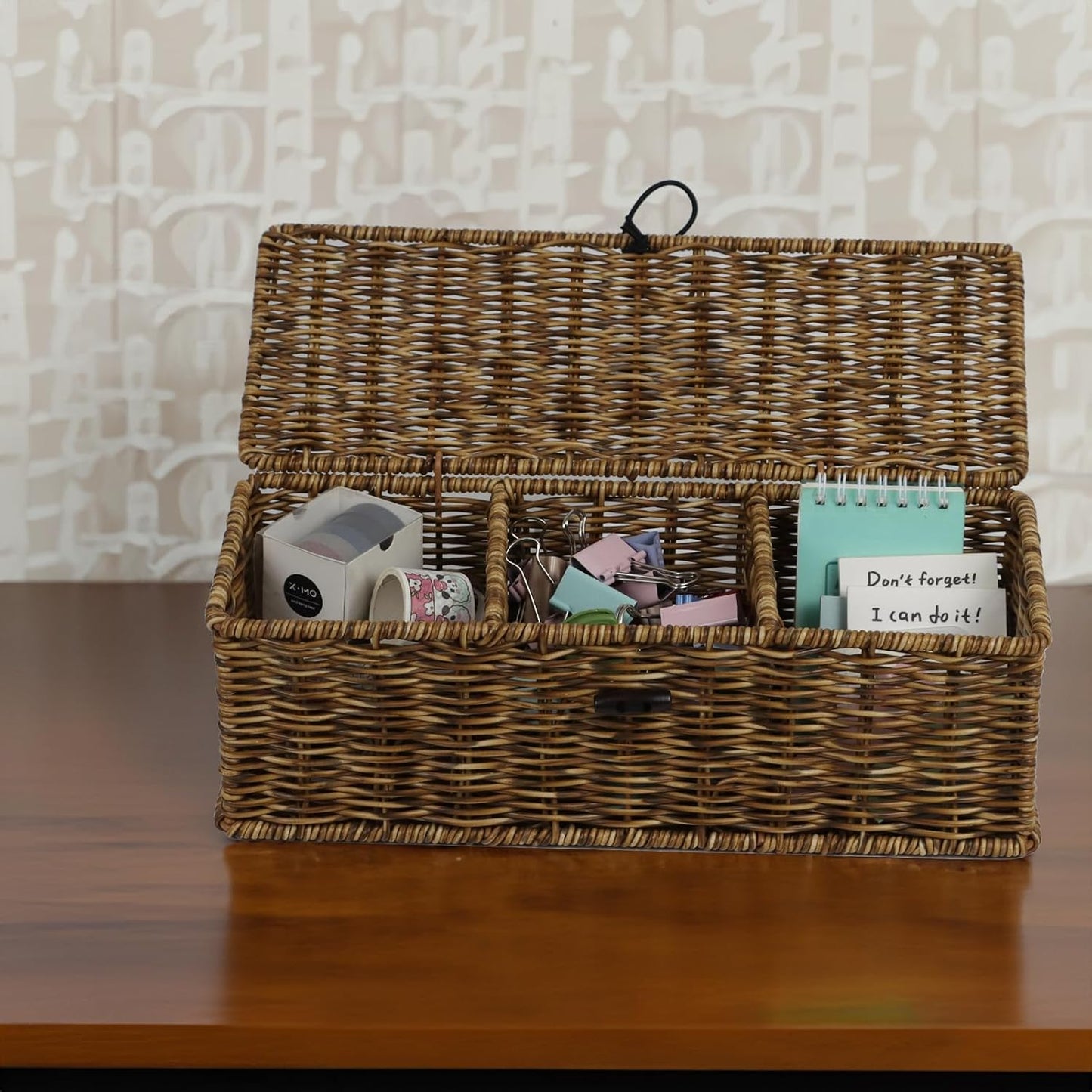 Rectangular Tank Woven Baskets / Brown