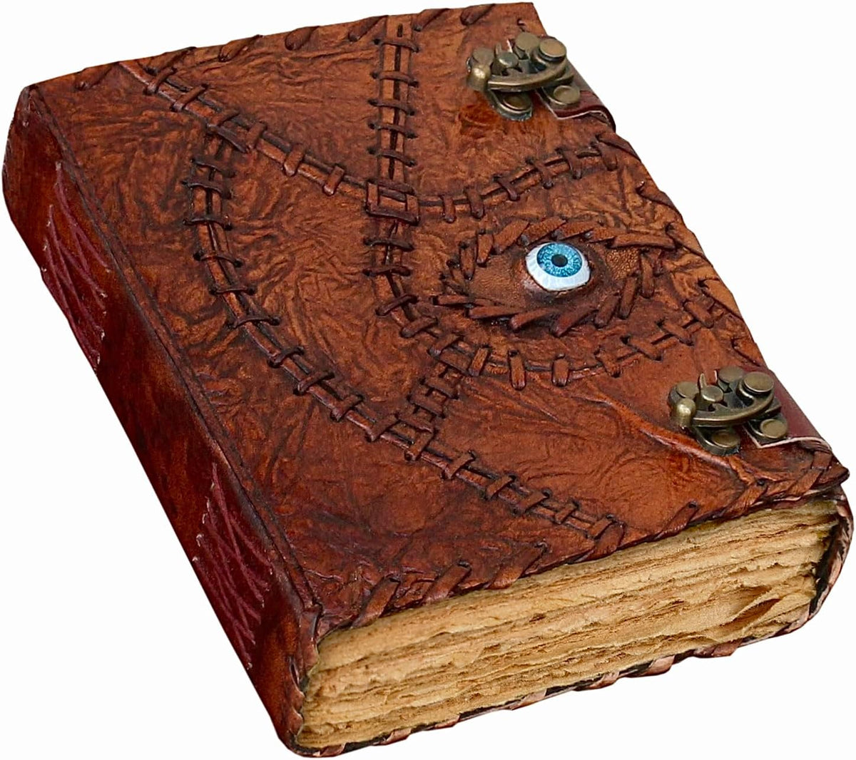 ULCH Hocus Pocus Book of Spells Hocus Pocus Decor Hocus Pocus Halloween Decorations Book of Shadows and Spell Book with Lock Witch Decor And Perfect for Spooky Gifts And Spooky Decor 8 x6 Inches