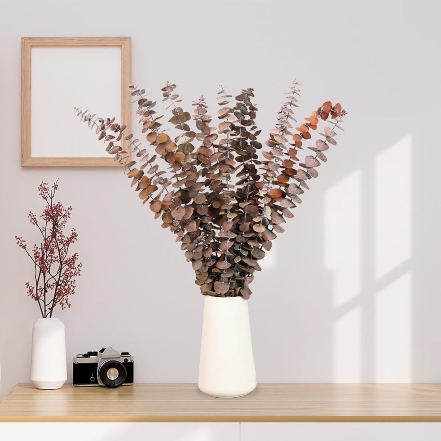 17'' Fresh Eucalyptus Leaves Branches Hanging for Shower / Natural / Set of 16