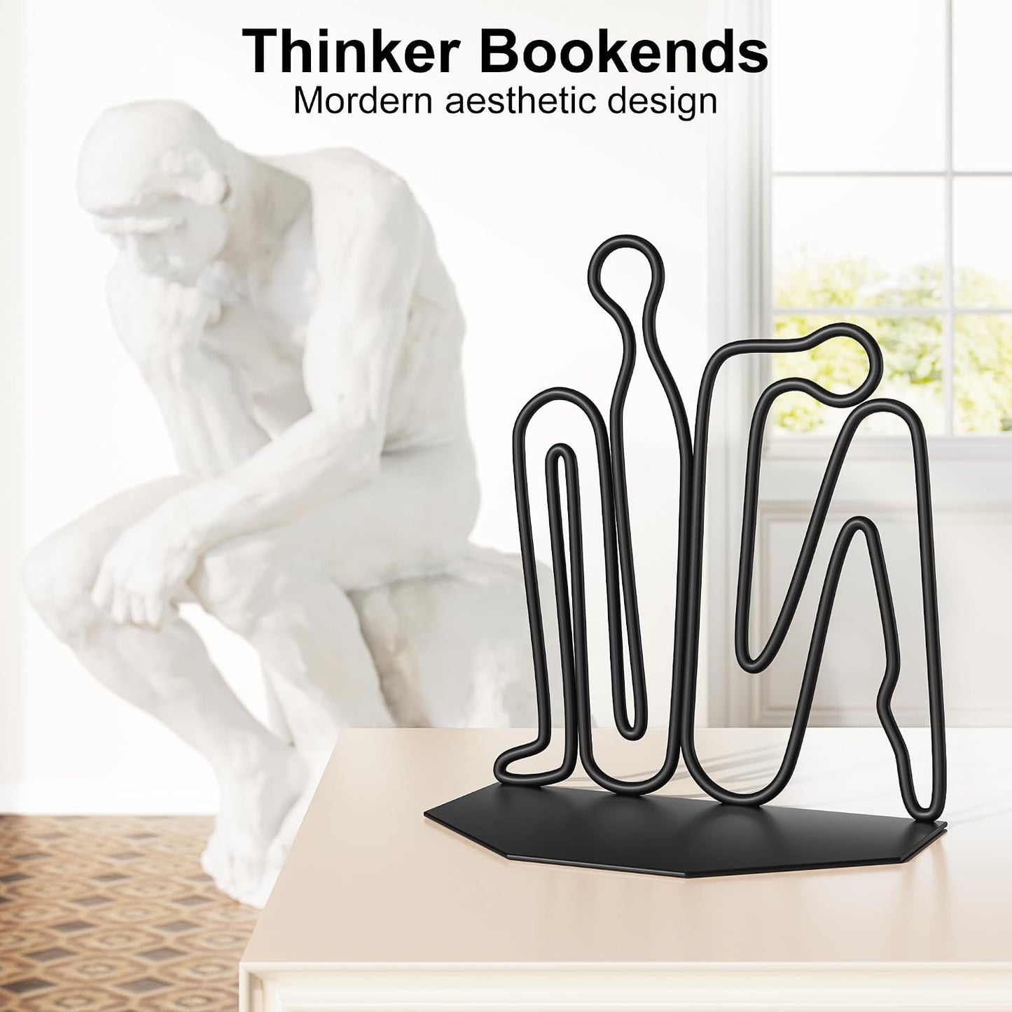 Metal Novelty Bookends / Heavy Duty Book