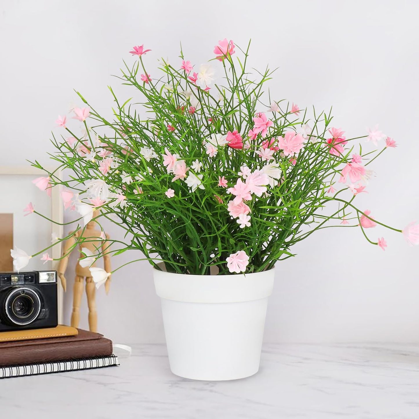 Flowers Faux Plants Indoor / Pink