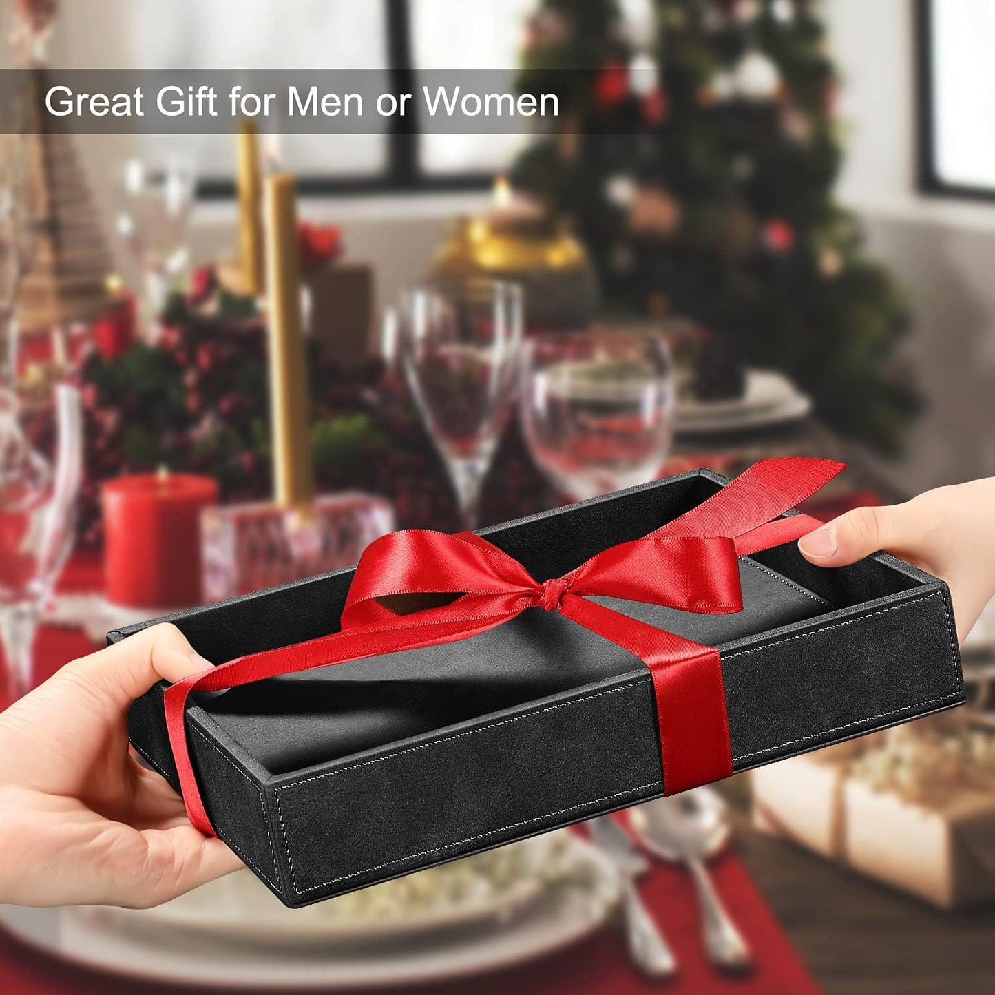 Valet Tray Desk Organizer / *black
